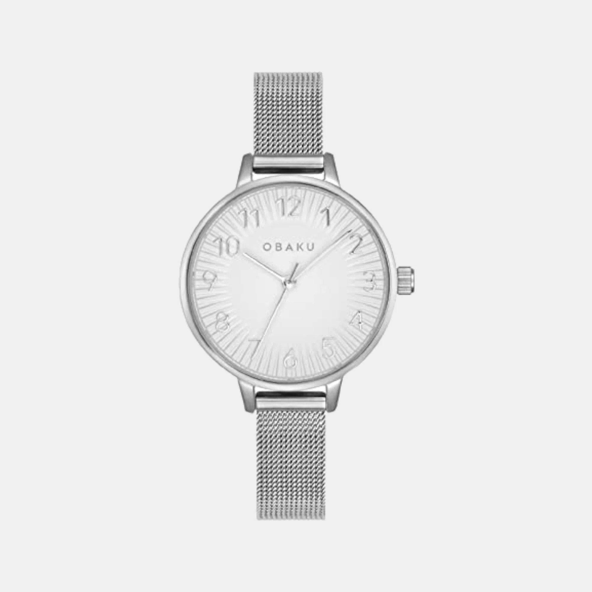 Syren Women Quartz White Dial Analog Stainless Steel Watch V237LXCIMC