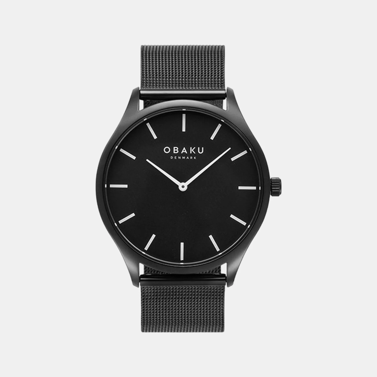 Tang Charcoal Men Quartz Black Dial Analog Stainless Steel Watch V260GXBBMB