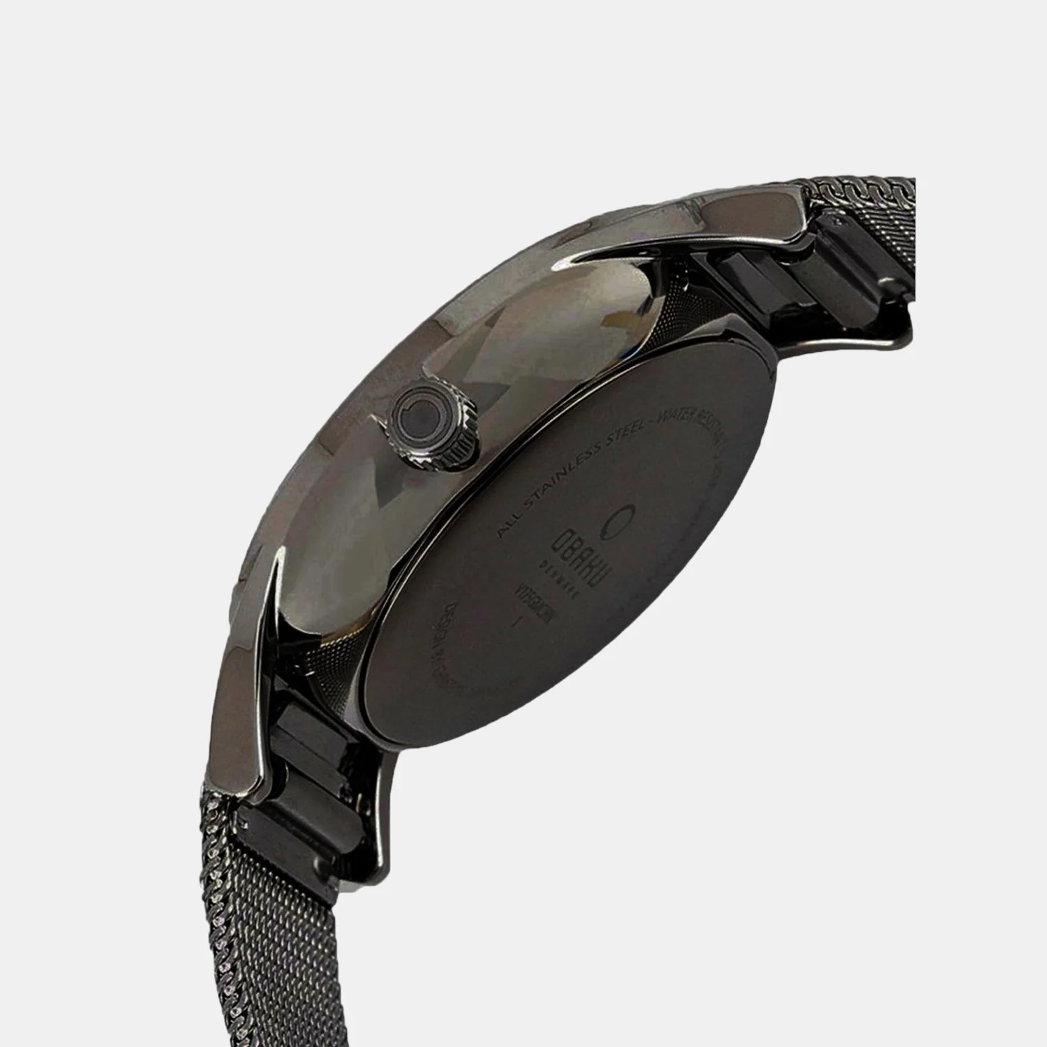 Tang Lille Charcoal Women Quartz Black Dial Analog Stainless Steel Watch V260LXBBMB - Image 3