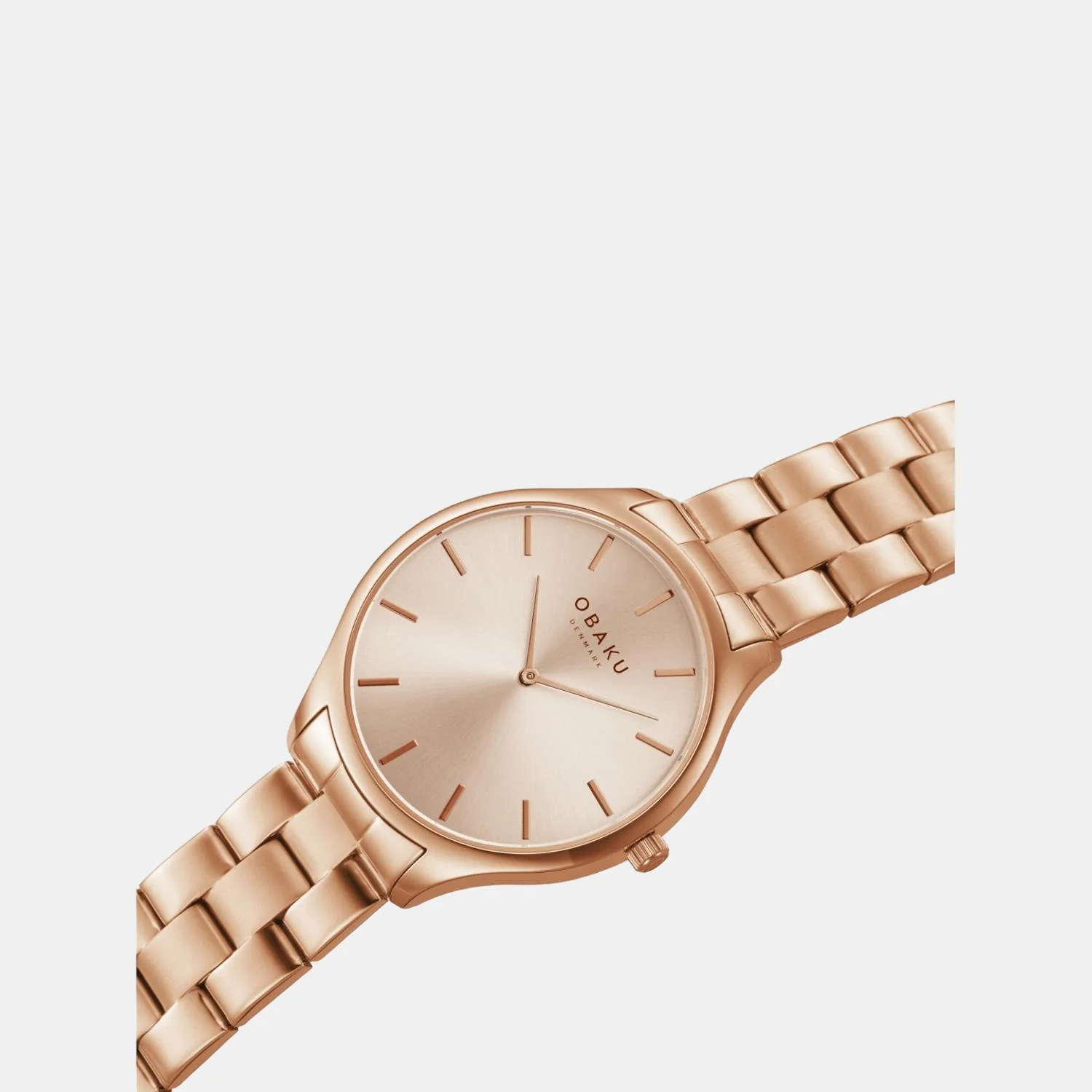 Tang Rosette Men Quartz Rose Gold Dial Analog Stainless Steel Watch V260GXVVSV - Image 4
