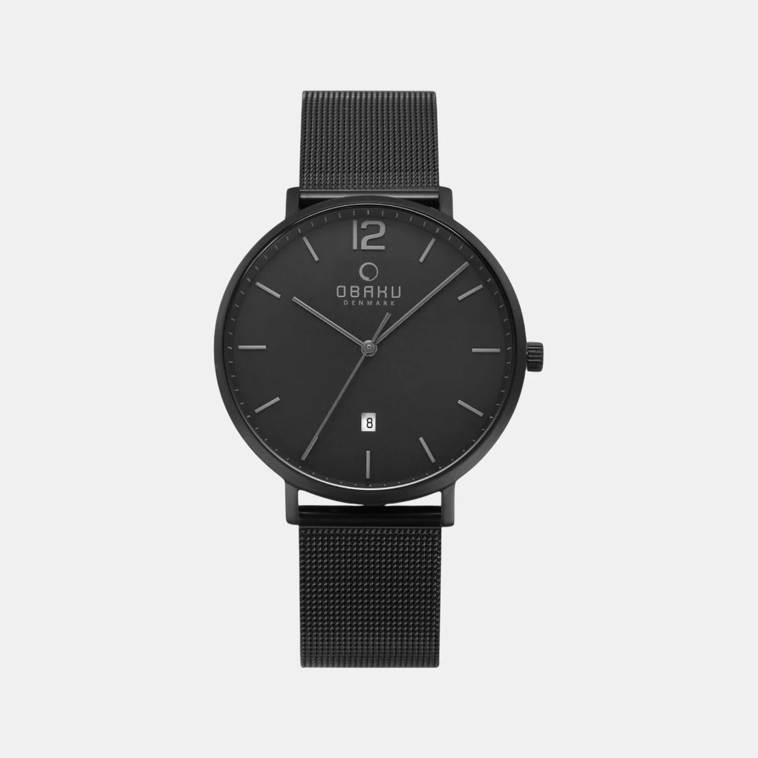 Toft Charcoal Men Quartz Black Dial Analog Stainless Steel Watch V181GDBBMB