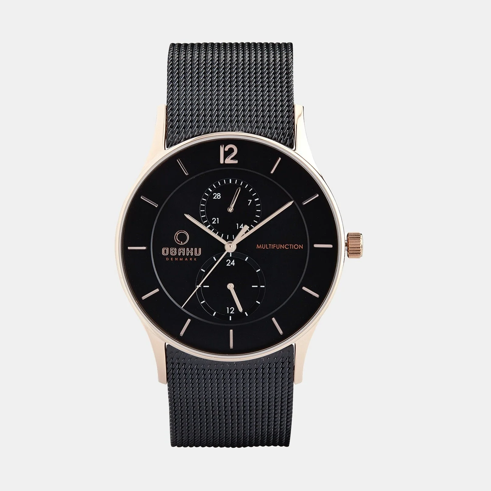 Torden Night Men Quartz Black Dial Analog Stainless Steel Watch V157GMVBMB
