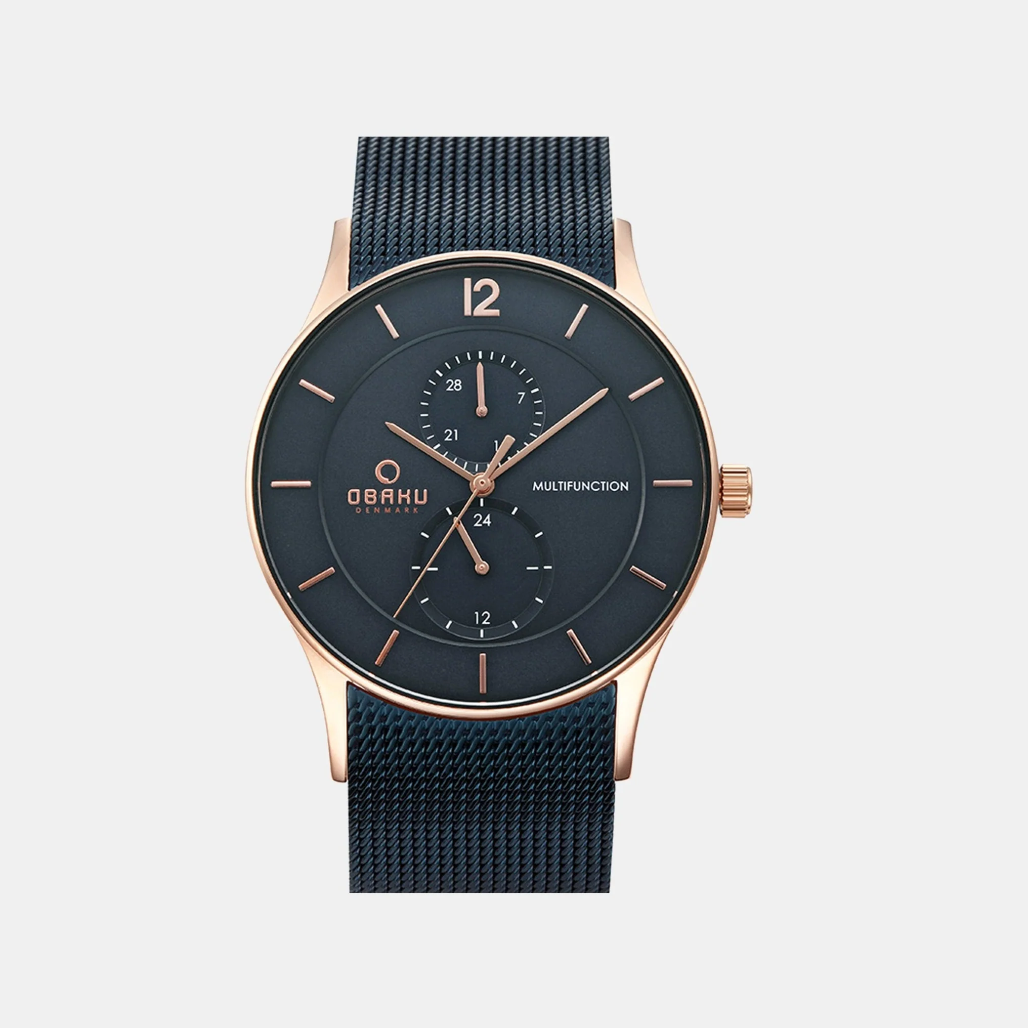 Torden Ocean Men Quartz Blue Dial Analog Mesh Watch V157GMVLML