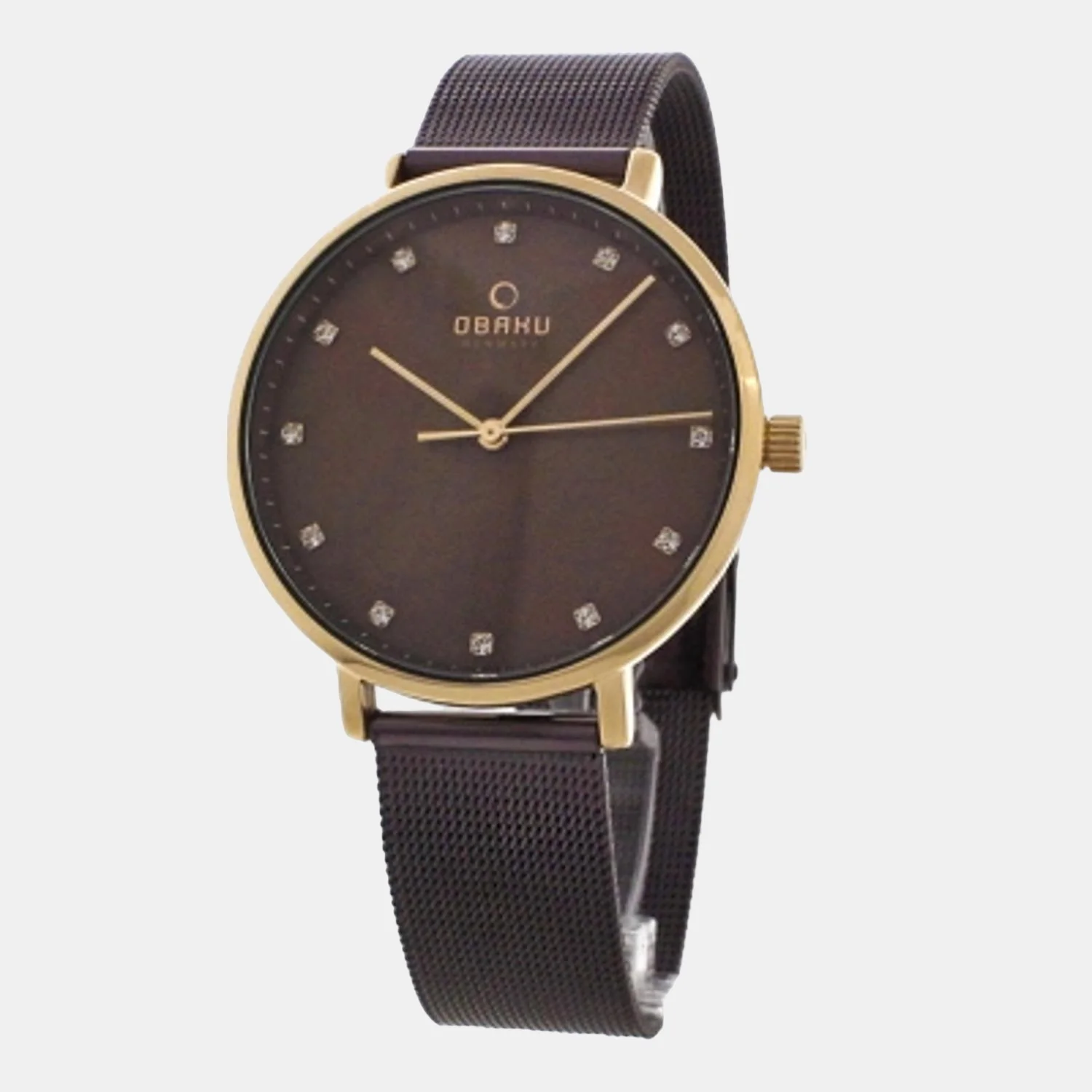 Vest Walnut Women Quartz Brown Dial Analog Mesh Watch V186LXVNMN - Image 7