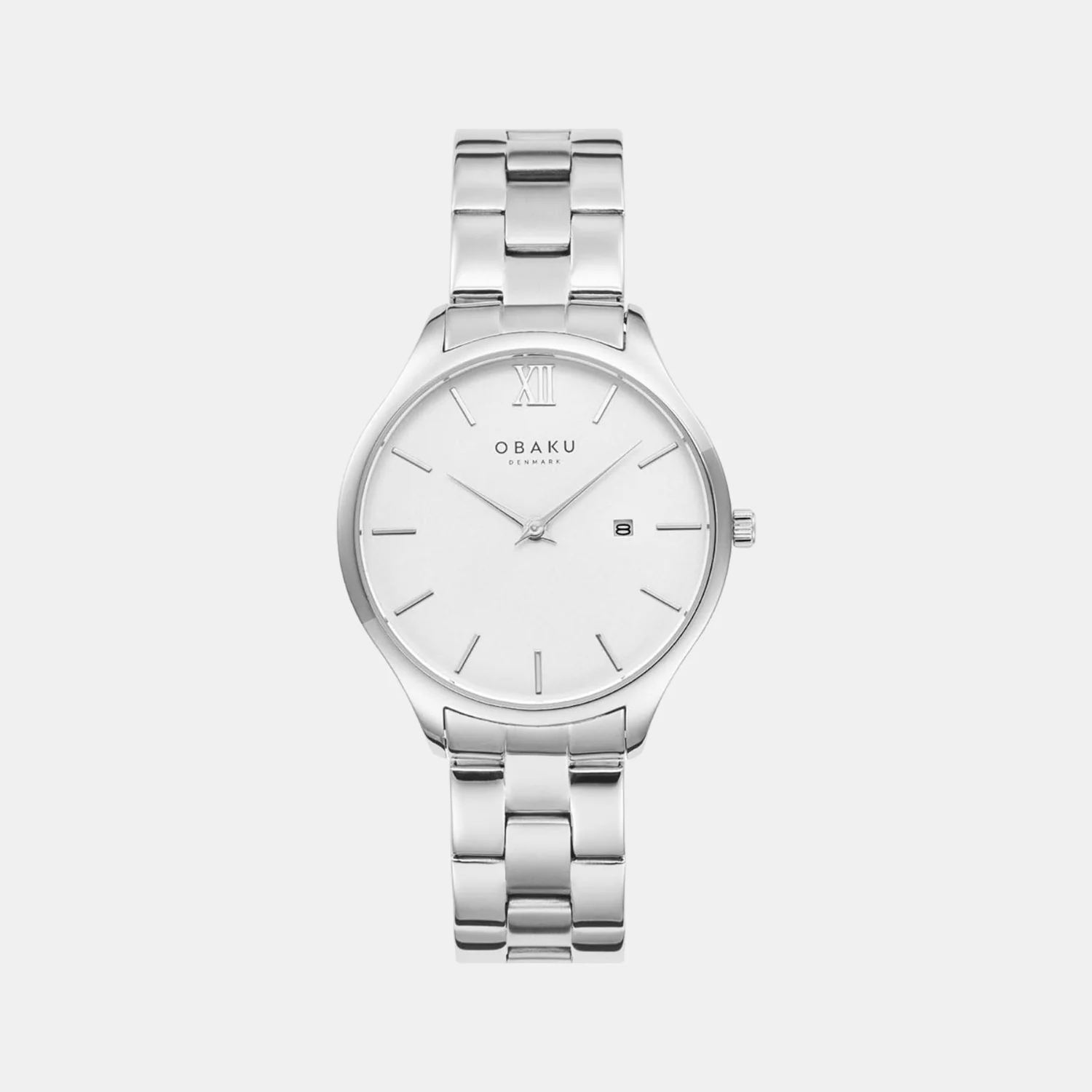 Vibe Brace Men Quartz White Dial Analog Stainless Steel Watch V266GDCISC
