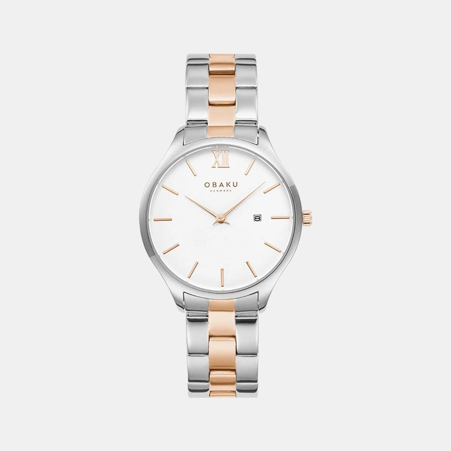 Vibe Lille Mistyrose Women Quartz Silver Dial Analog Stainless Steel Watch V266LDCISH