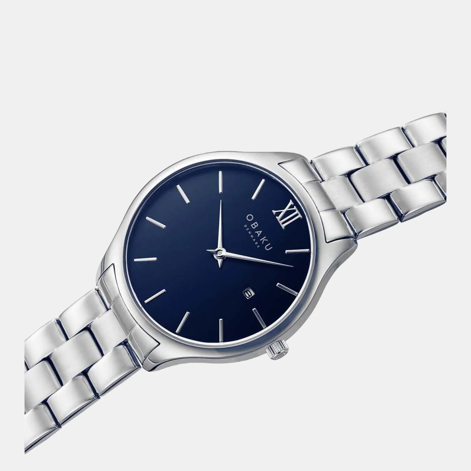 Vibe Men Quartz Blue Dial Analog Stainless Steel Watch V266GDCLSC - Image 3