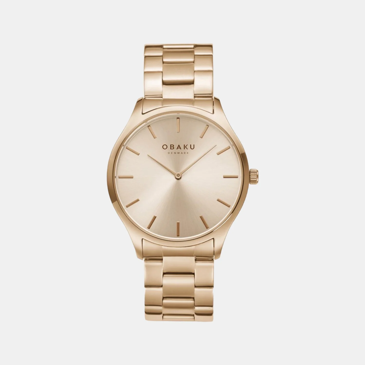 Women Quartz Rose Gold Dial Analog Stainless Steel Watch V260LXVVSV
