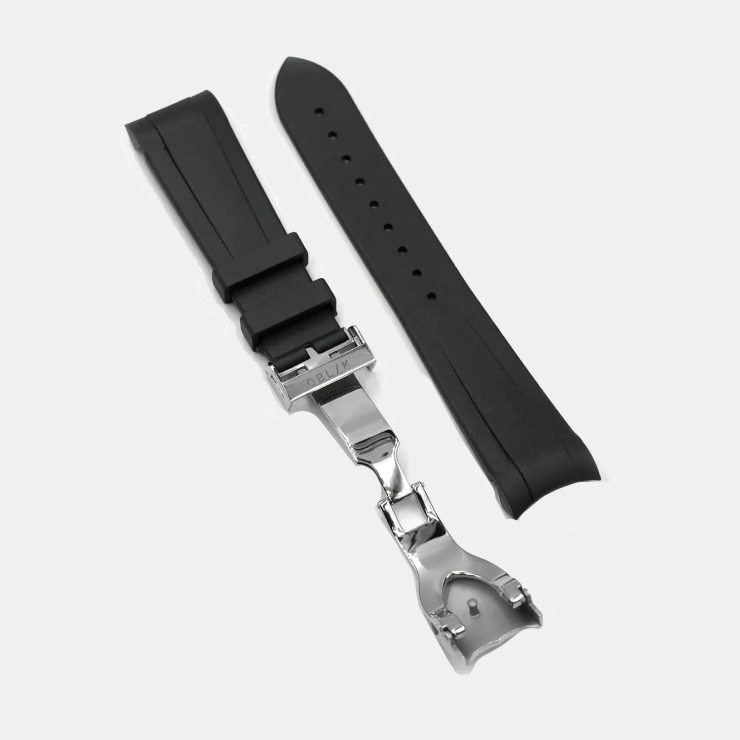 Geome Sport Men Quartz Black Dial Chronograph Silicone Watch - Image 3