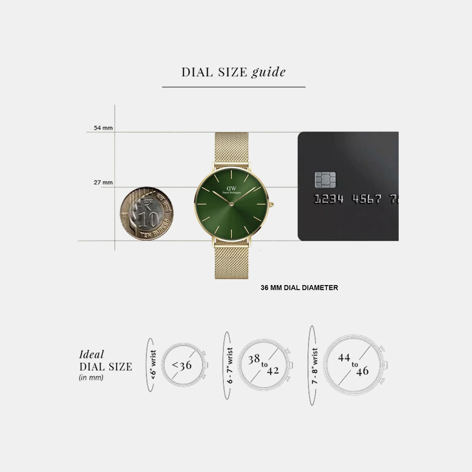 Women Quartz Green Dial Analog Mesh Watch DW00100481 - Image 4