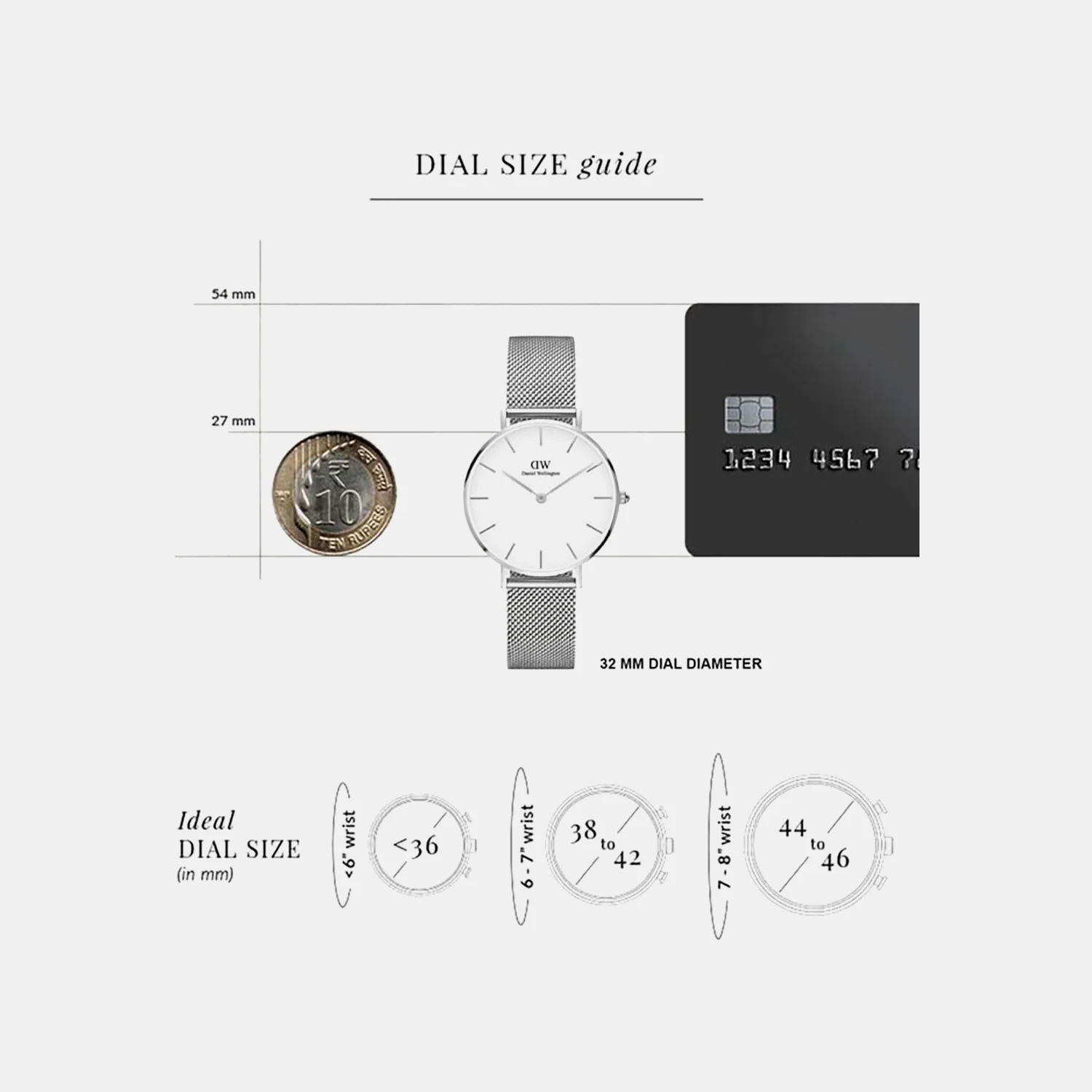 Petite Women Quartz White Dial Analog Stainless Steel Watch DW00100164 - Image 4