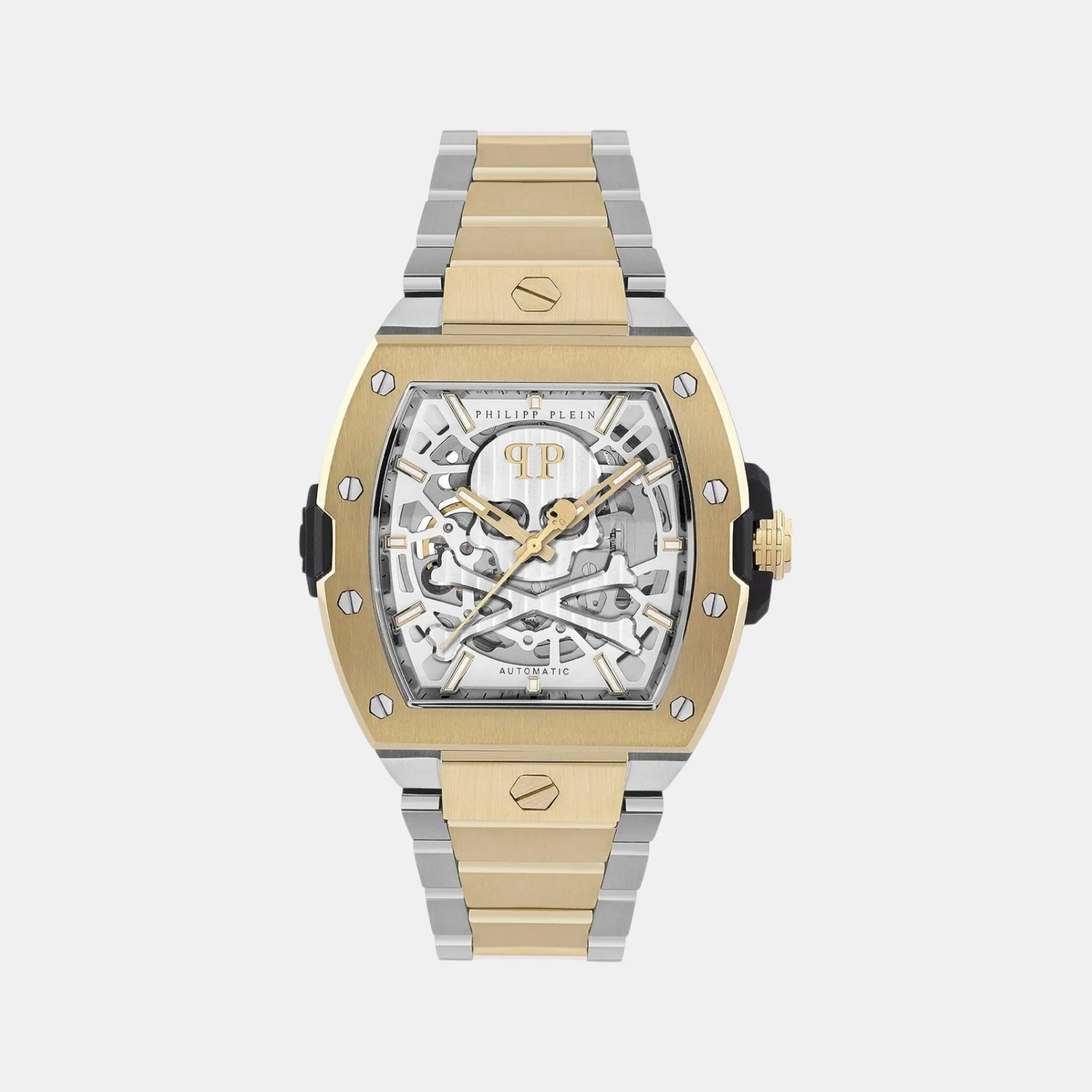 Men Automatic Silver Dial Analog Stainless Steel Watch PWJFA0525 - Image 2