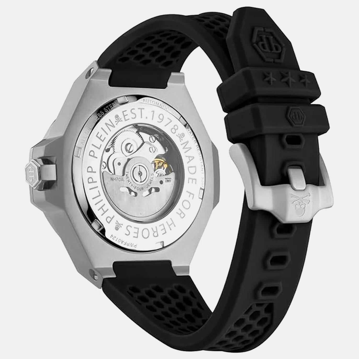 Men Automatic Silver Dial Analog Watch PWPFA0124 - Image 3