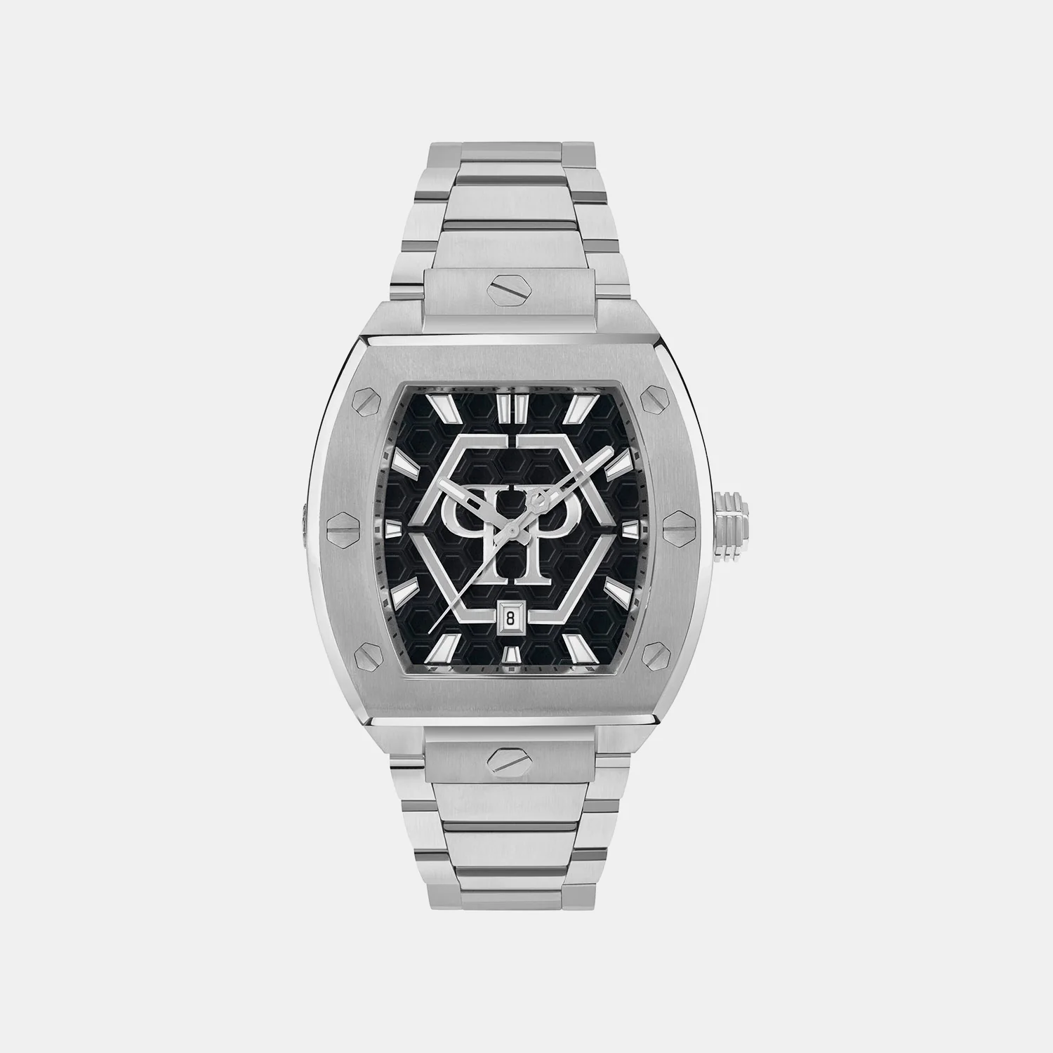 Men Quartz Black Dial Analog Metal Watch PWPUA0725
