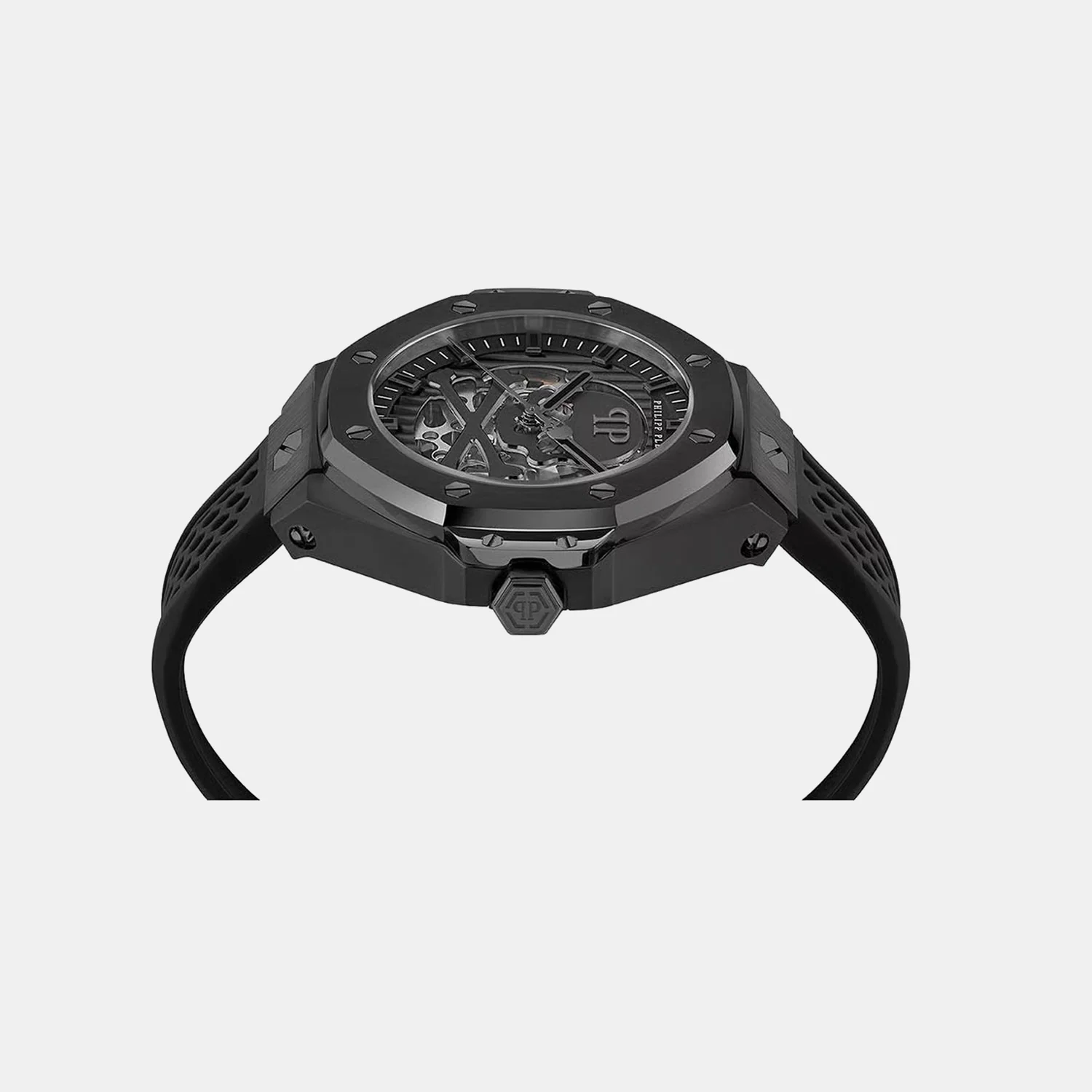 Men Quartz Black Dial Analog Silicone Watch PWPFA0924 - Image 2