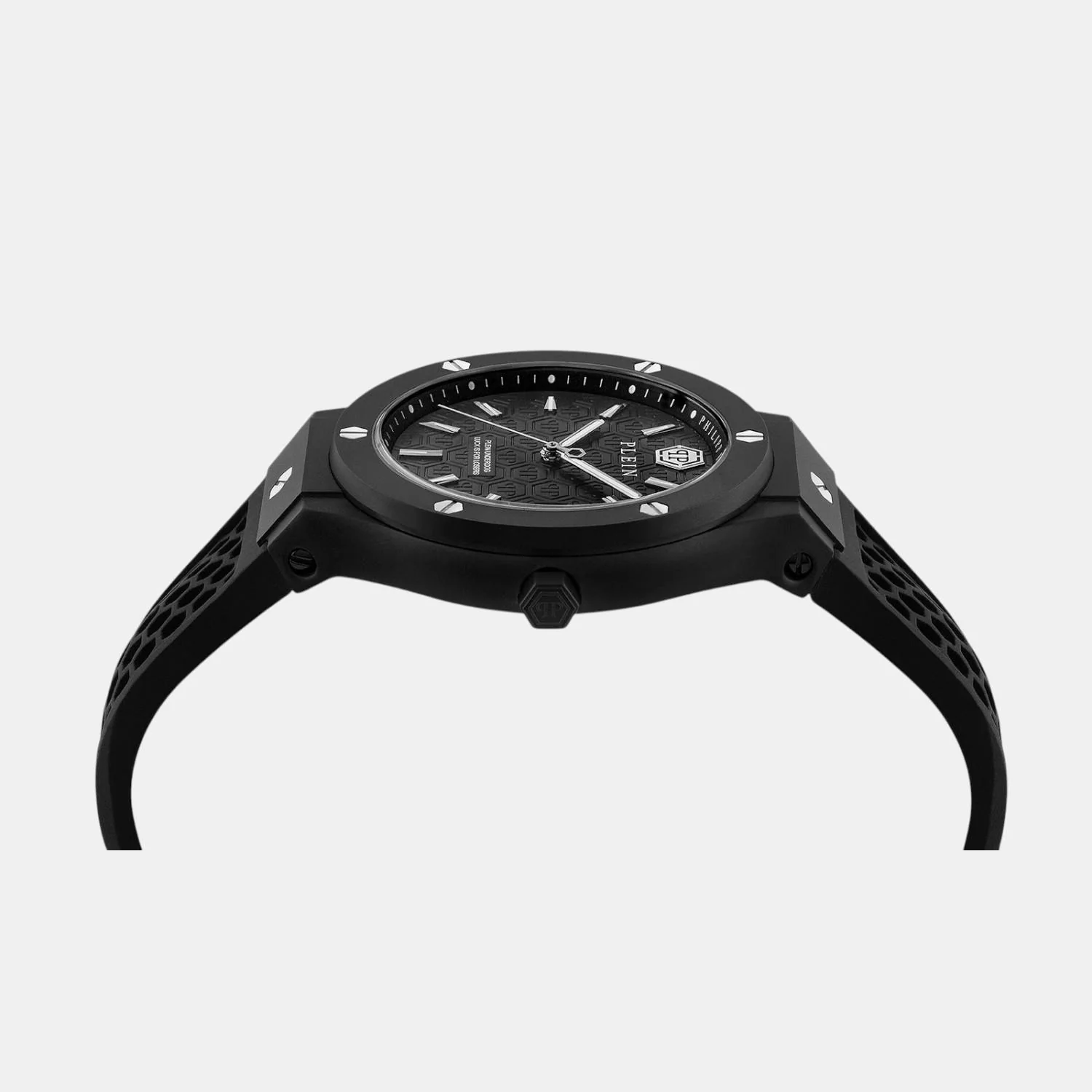 Men Quartz Black Dial Analog Silicone Watch PWUFA0325 - Image 3