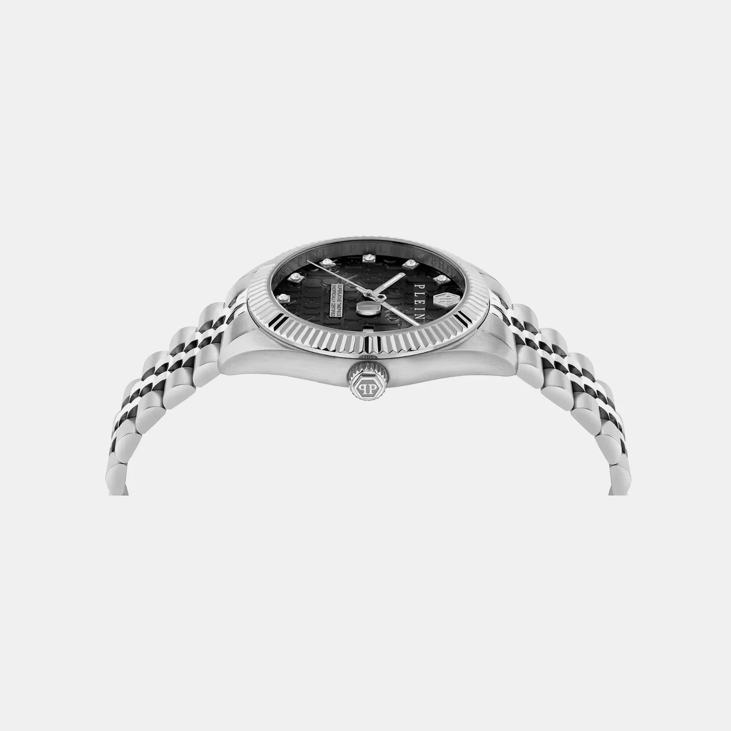 Men Quartz Black Dial Analog Stainless Steel Watch PWMFA0125 - Image 2
