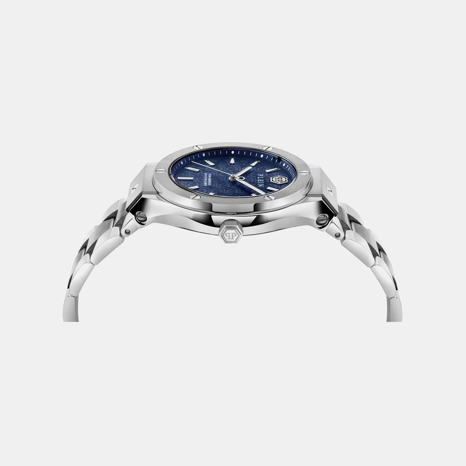 Men Quartz Blue Dial Analog Stainless Steel Watch PWUFA0425 - Image 2