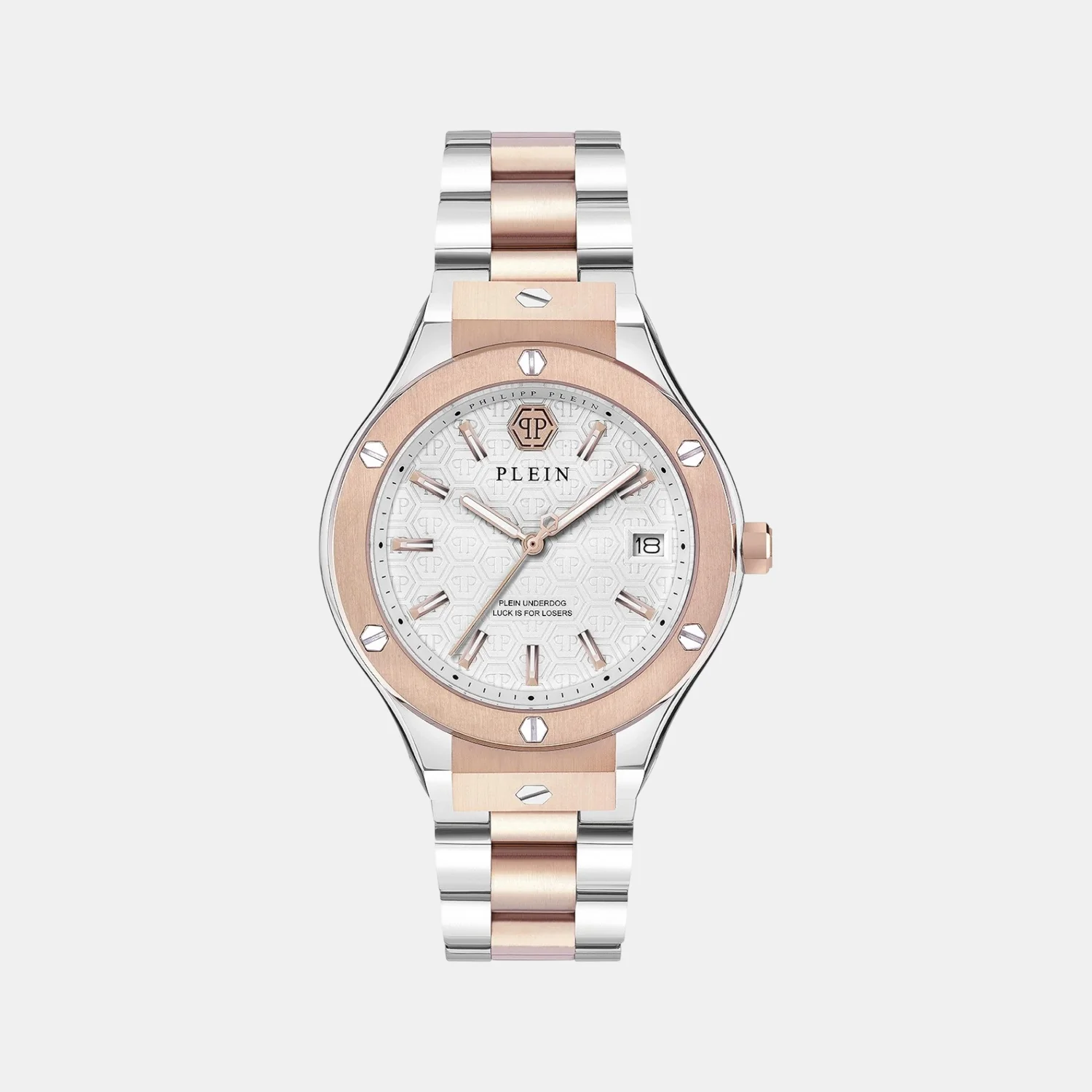 Men Quartz White Dial Analog Stainless Steel Watch PWUFA0625 - Image 2