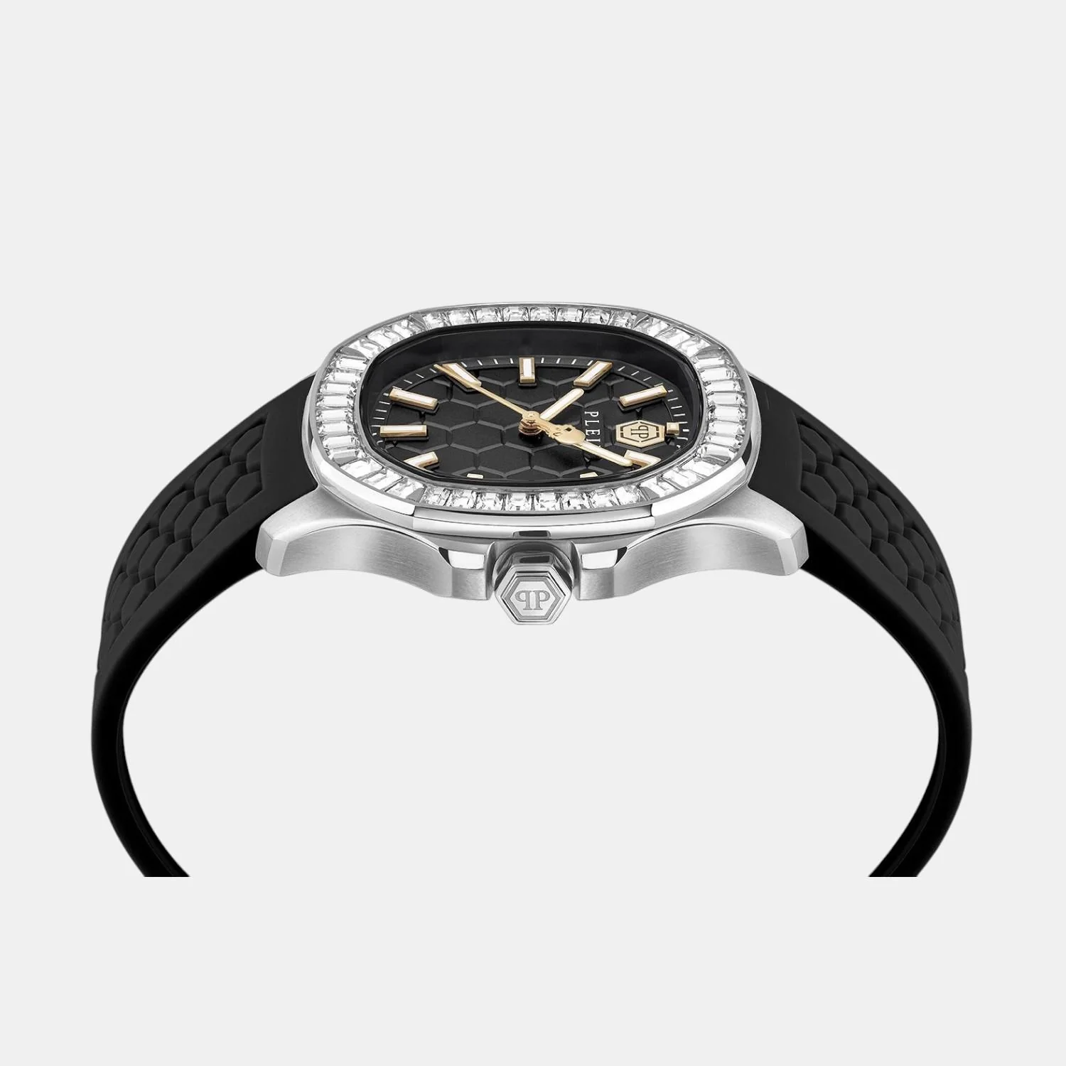 Women Quartz Black Dial Analog Silicone Watch PWTAA0824 - Image 2