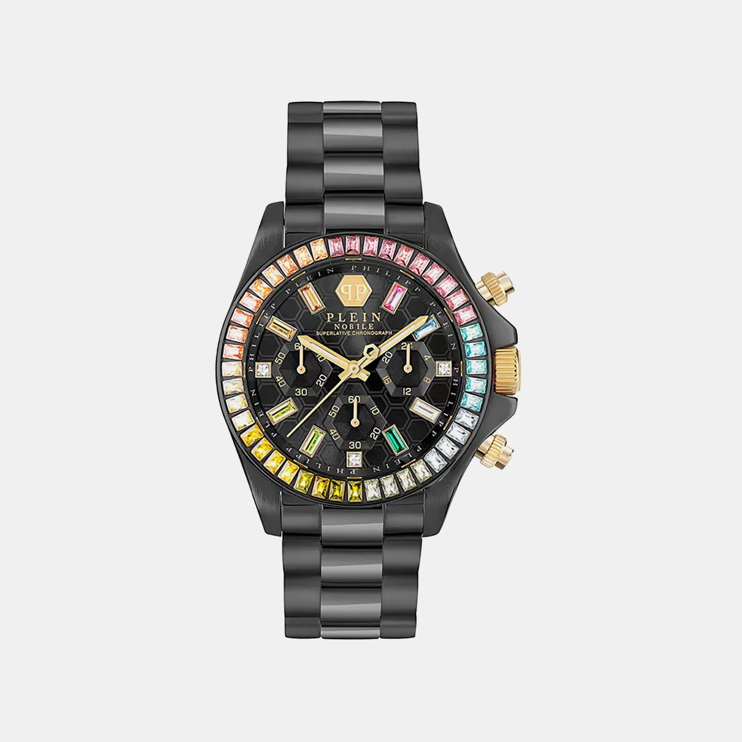 Women Quartz Black Dial Analog Stainless Steel Watch PWSBA0623