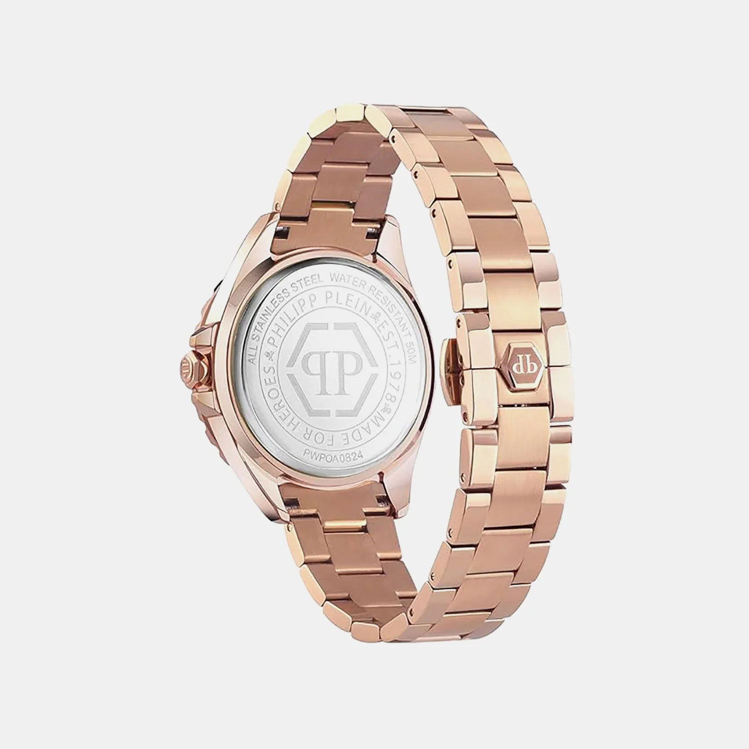 Women Quartz Green Dial Analog Stainless Steel Watch PWPOA0824 - Image 4
