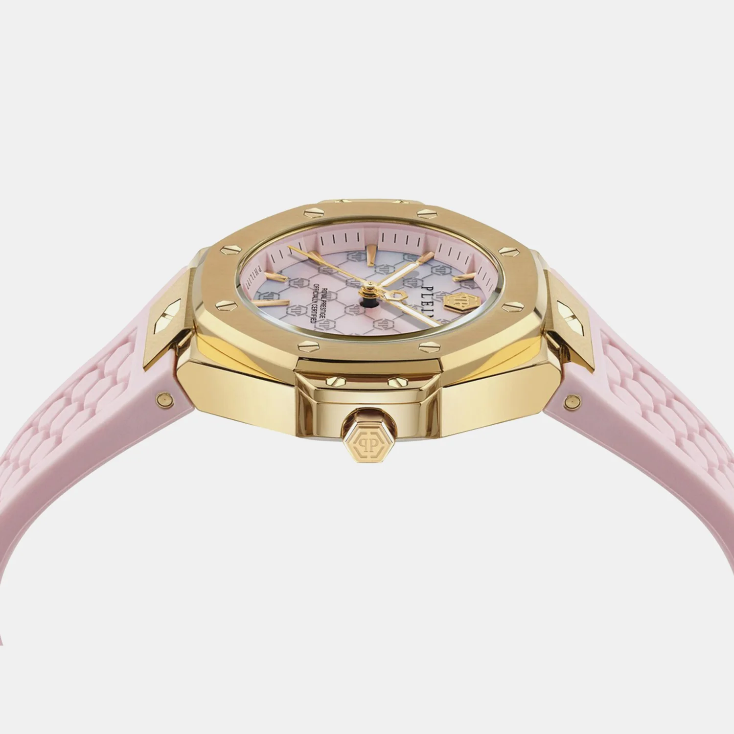 Women Quartz Pink Dial Analog Silicone Watch PW4FA0225 - Image 2
