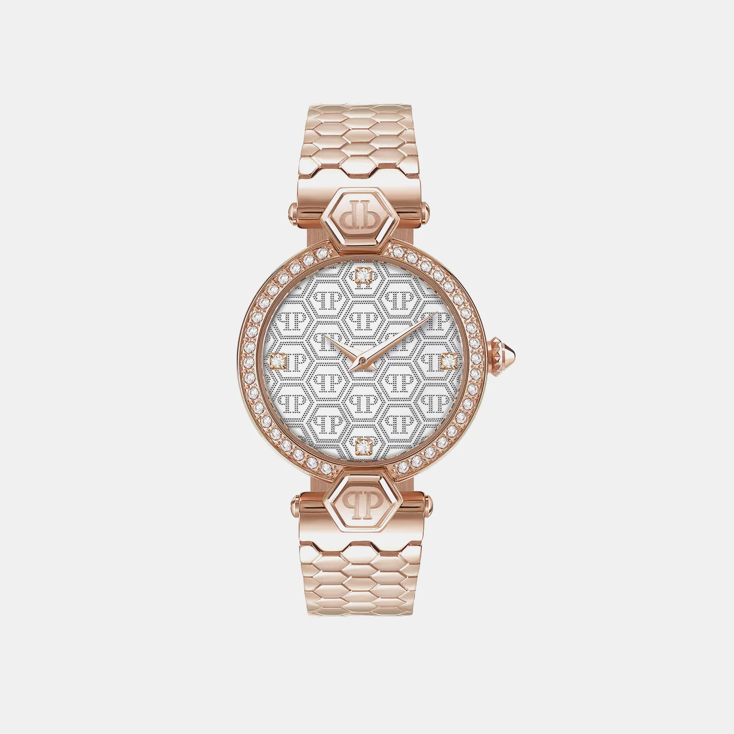 Women Quartz White Dial Analog Stainless Steel Watch PWEAA0821