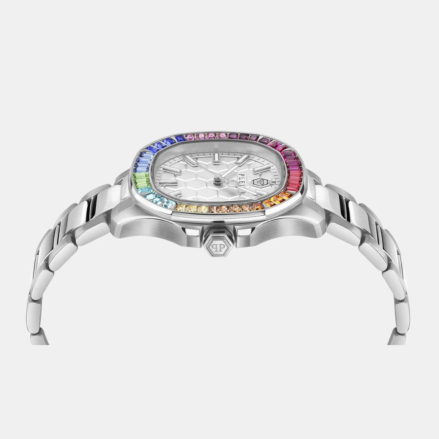 Women Quartz White Dial Analog Stainless Steel Watch PWTAA1124 - Image 3