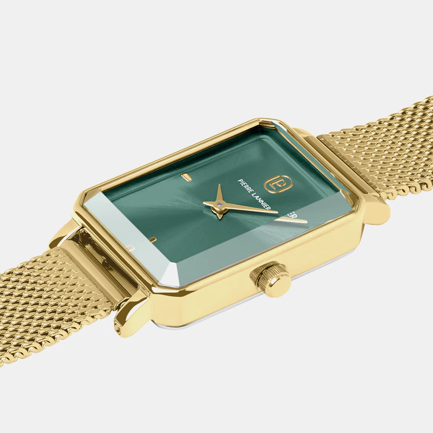 Ariane Women Quartz Green Dial Analog Mesh Watch 006L572 - Image 4
