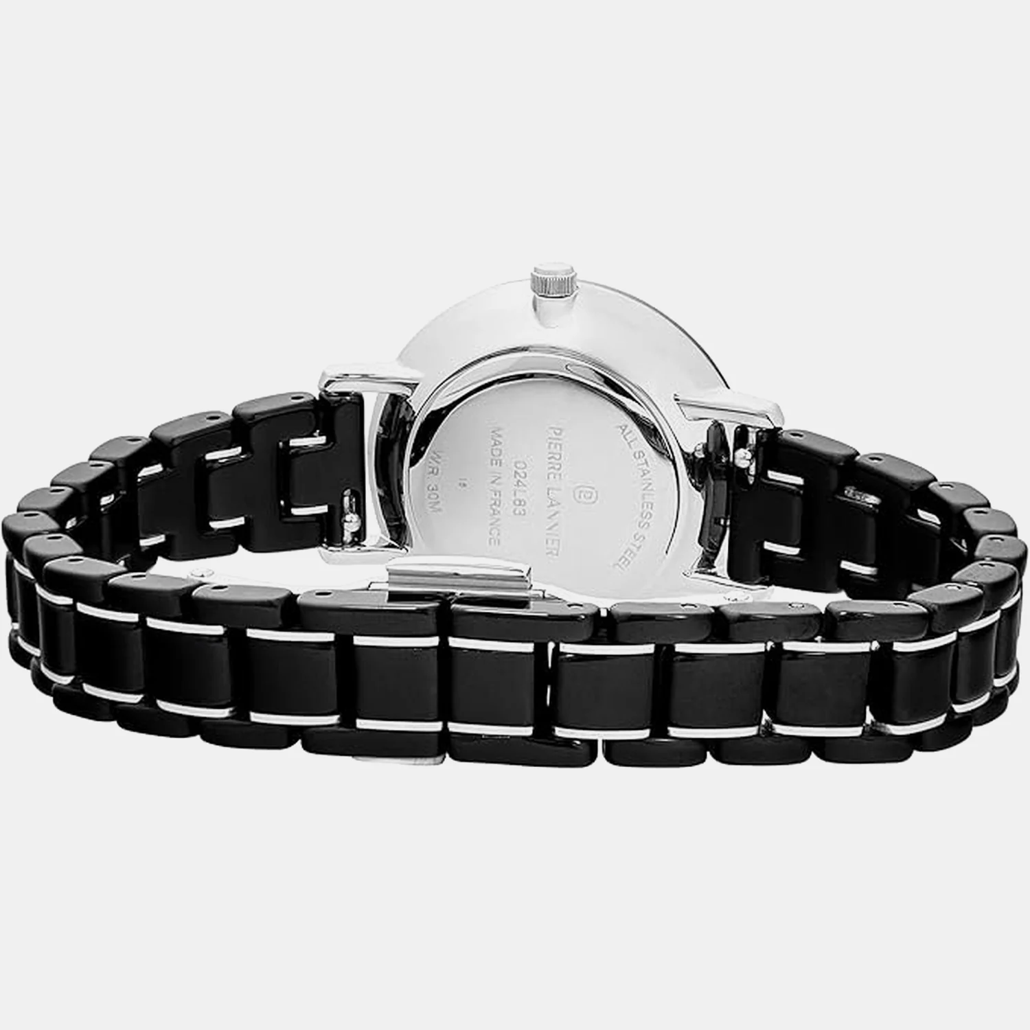 Chouquette Women Quartz Black Dial Analog Stainless Steel Watch 024L839 - Image 4