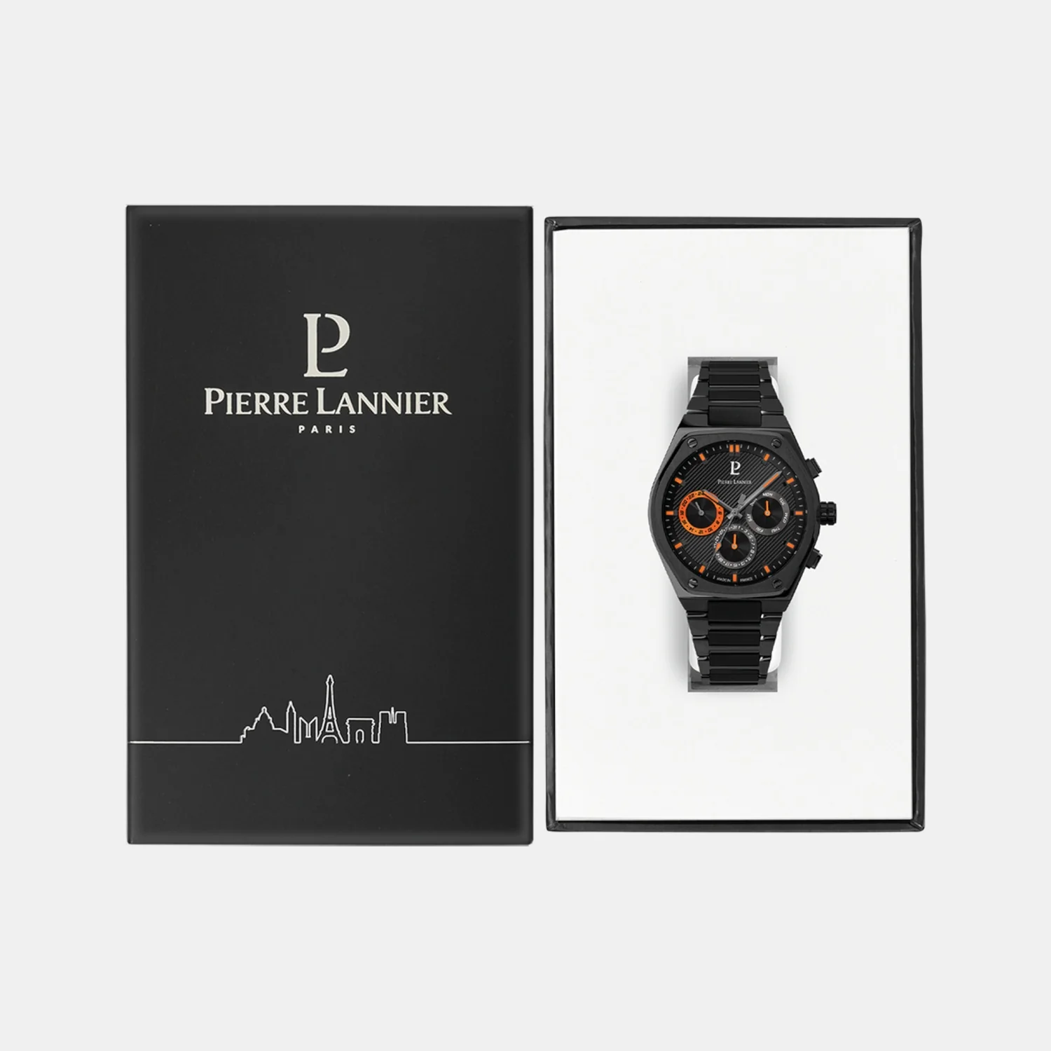 Copilote Men Quartz Black Dial Chronograph Stainless Steel Watch 231J439 - Image 4