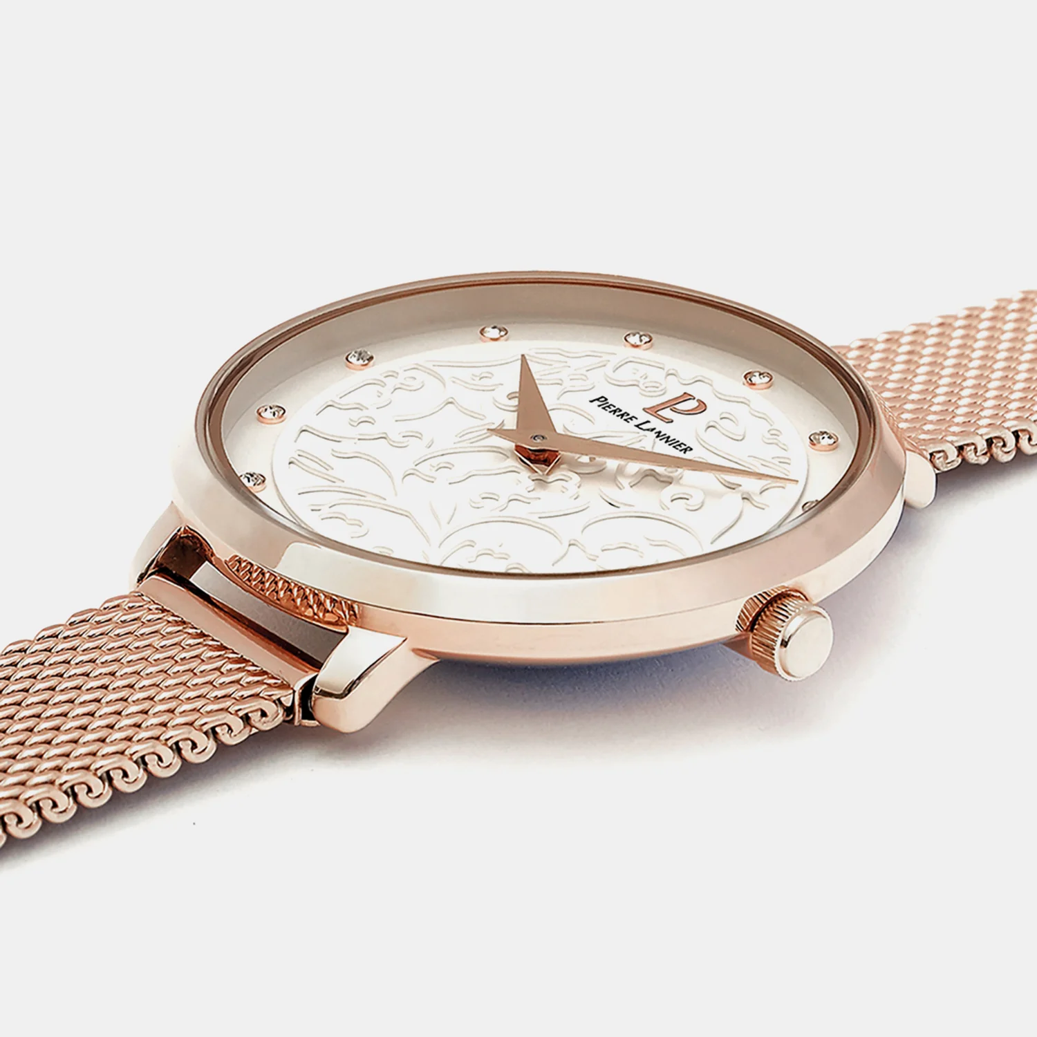 Eolia Women Quartz White Dial Analog Mesh Watch 039L908 - Image 4