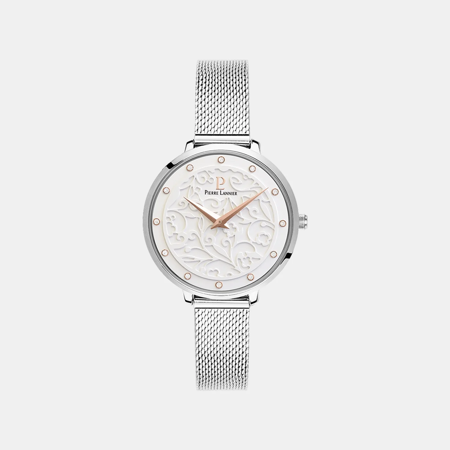 Eolia Women Quartz White Dial Analog Stainless Steel Watch 040J608