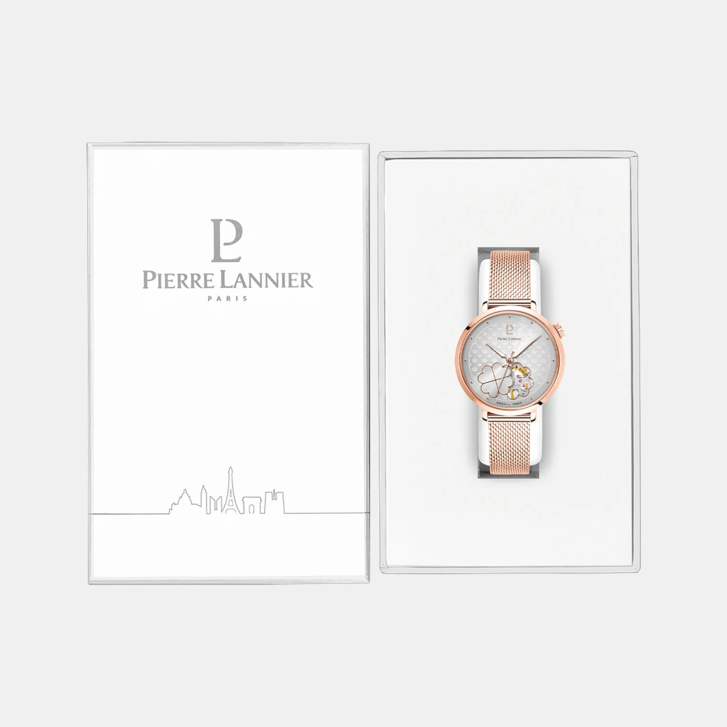 Esperance Women Automatic Silver Dial Analog Mesh Watch 147K928 - Image 4