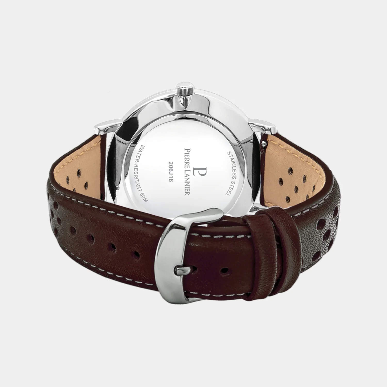 Essential Men Quartz Blue Dial Analog Leather Watch 206J164 - Image 5