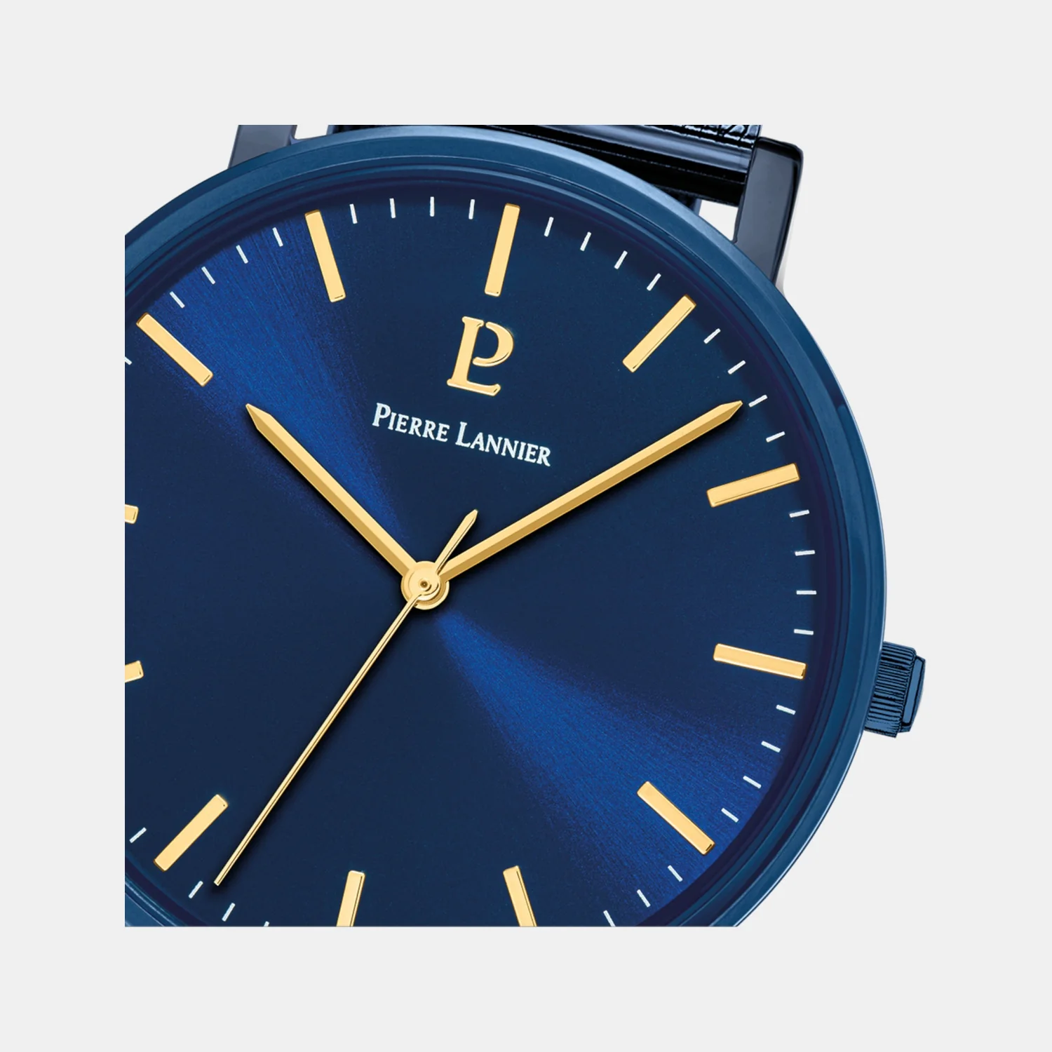 Essential Men Quartz Blue Dial Analog Mesh Watch 218F466 - Image 2