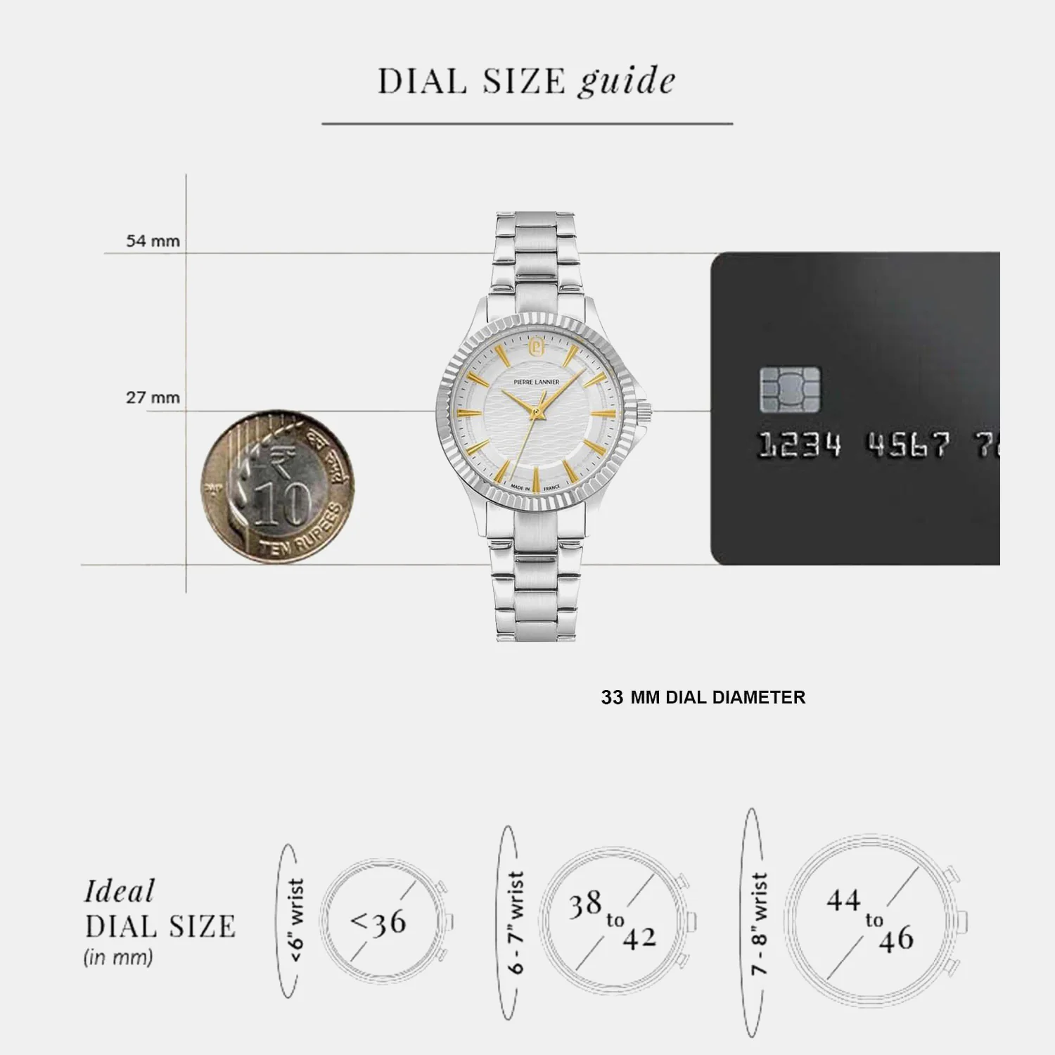 Metropolitain Women Quartz Silver Dial Analog Stainless Steel Watch 017G621 - Image 7
