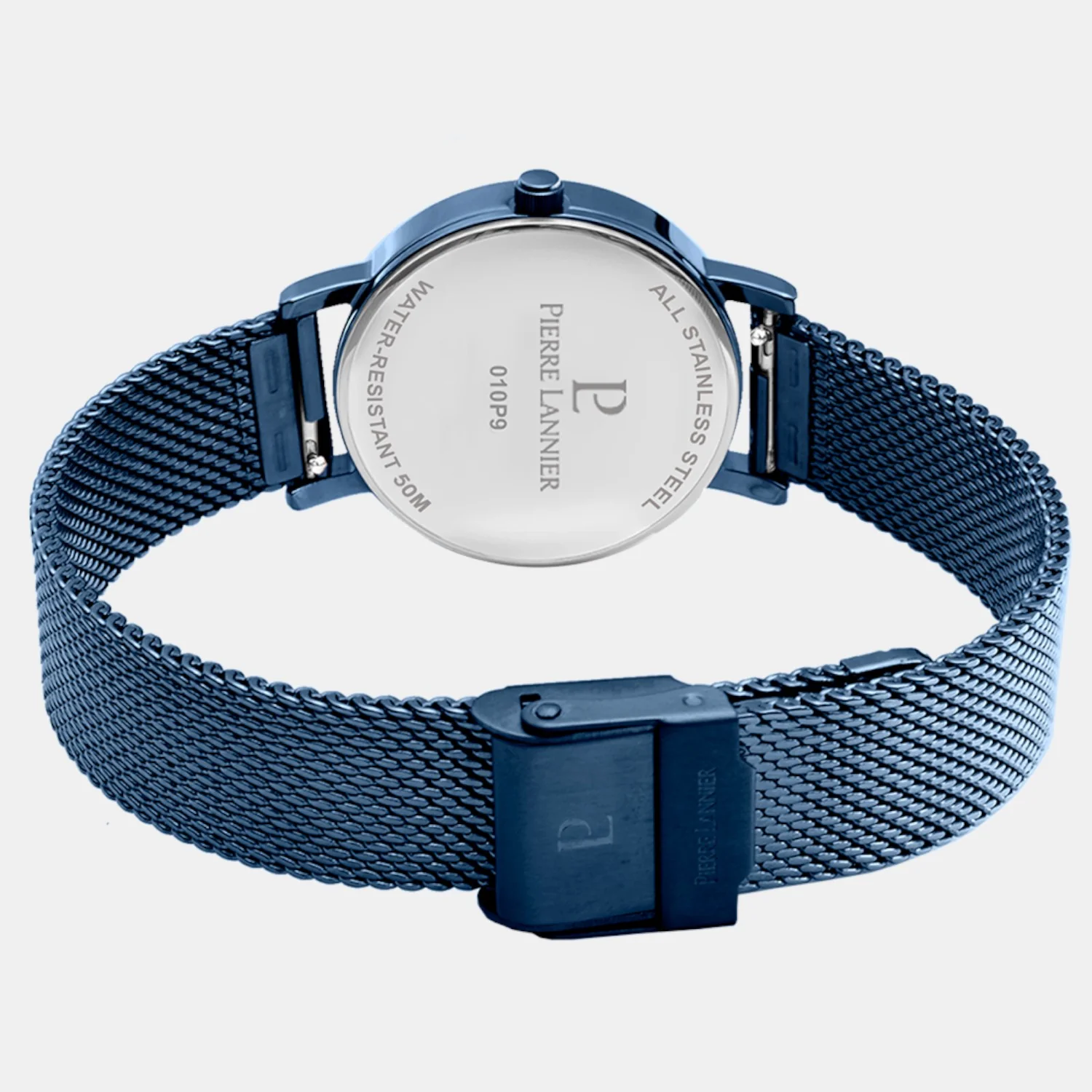 Multiples Women Quartz Blue Dial Analog Mesh Watch 010P968 - Image 4