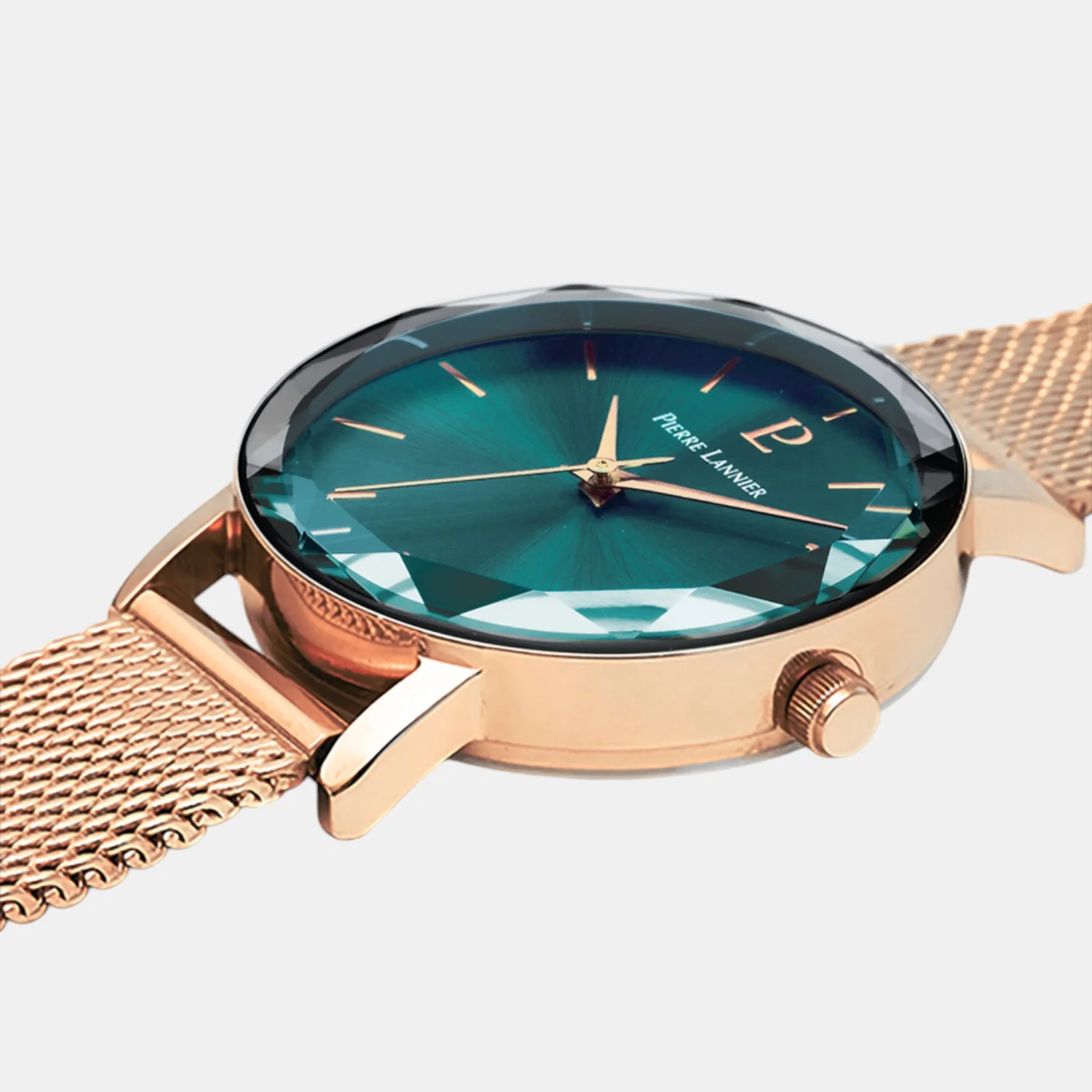 Multiples Women Quartz Green Dial Analog Mesh Watch 010P978 - Image 3