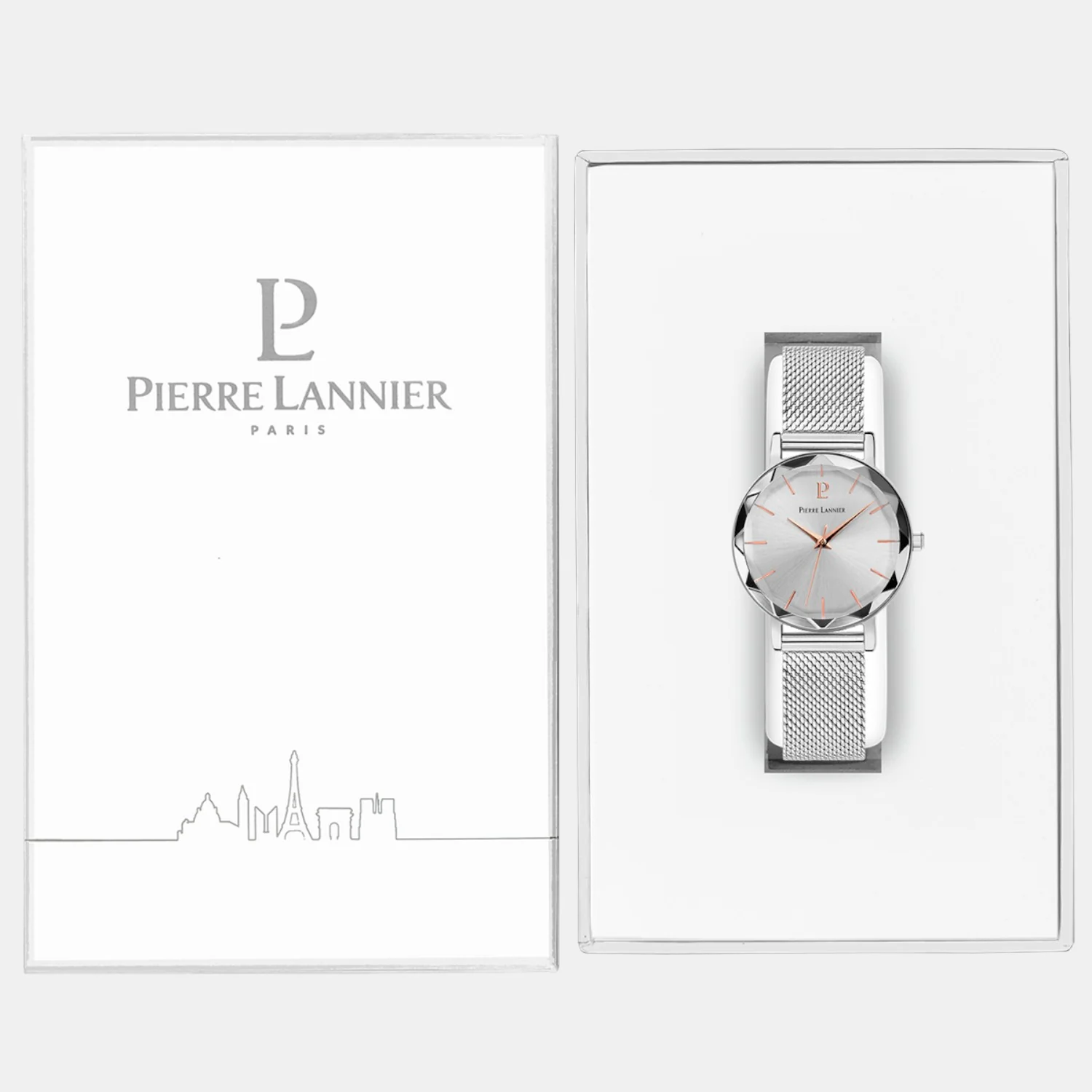 Multiples Women Quartz Silver Dial Analog Mesh Watch 009M628 - Image 5