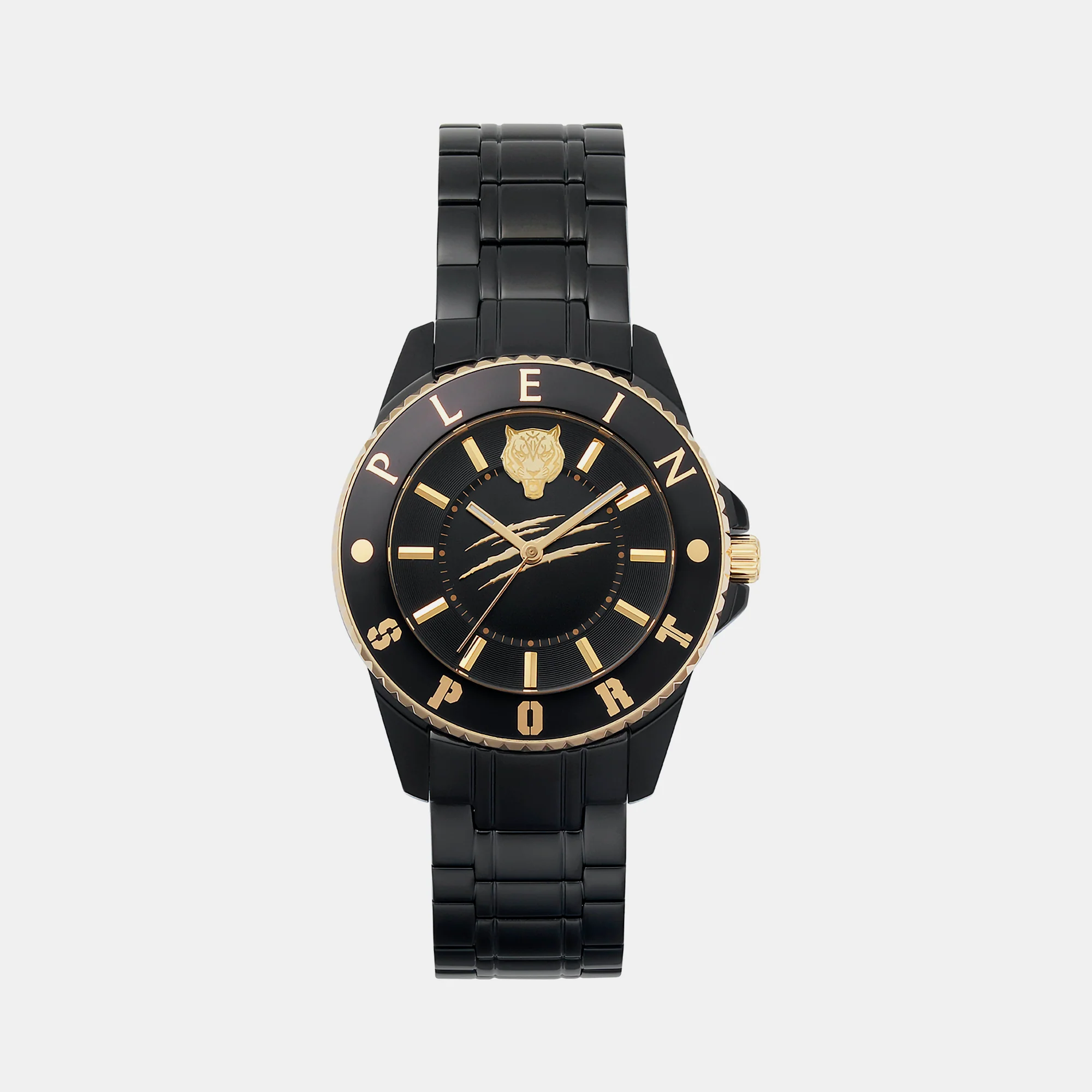 Glam Women Quartz Black Dial Analog Stainless Steel Watch PSKBA1023