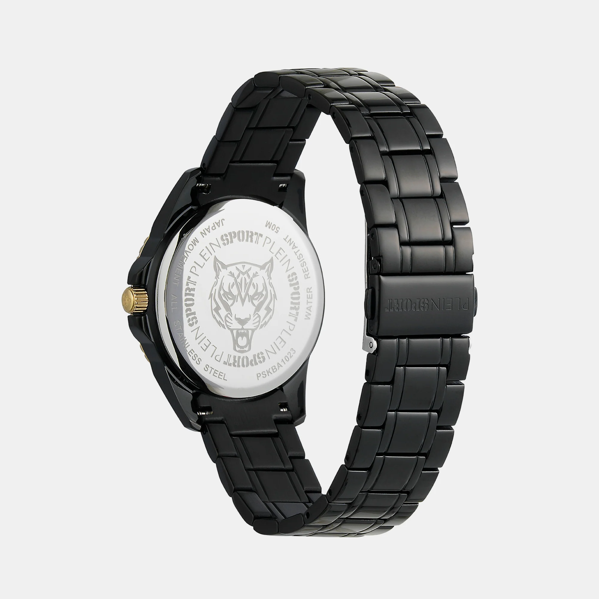 Glam Women Quartz Black Dial Analog Stainless Steel Watch PSKBA1023 - Image 2