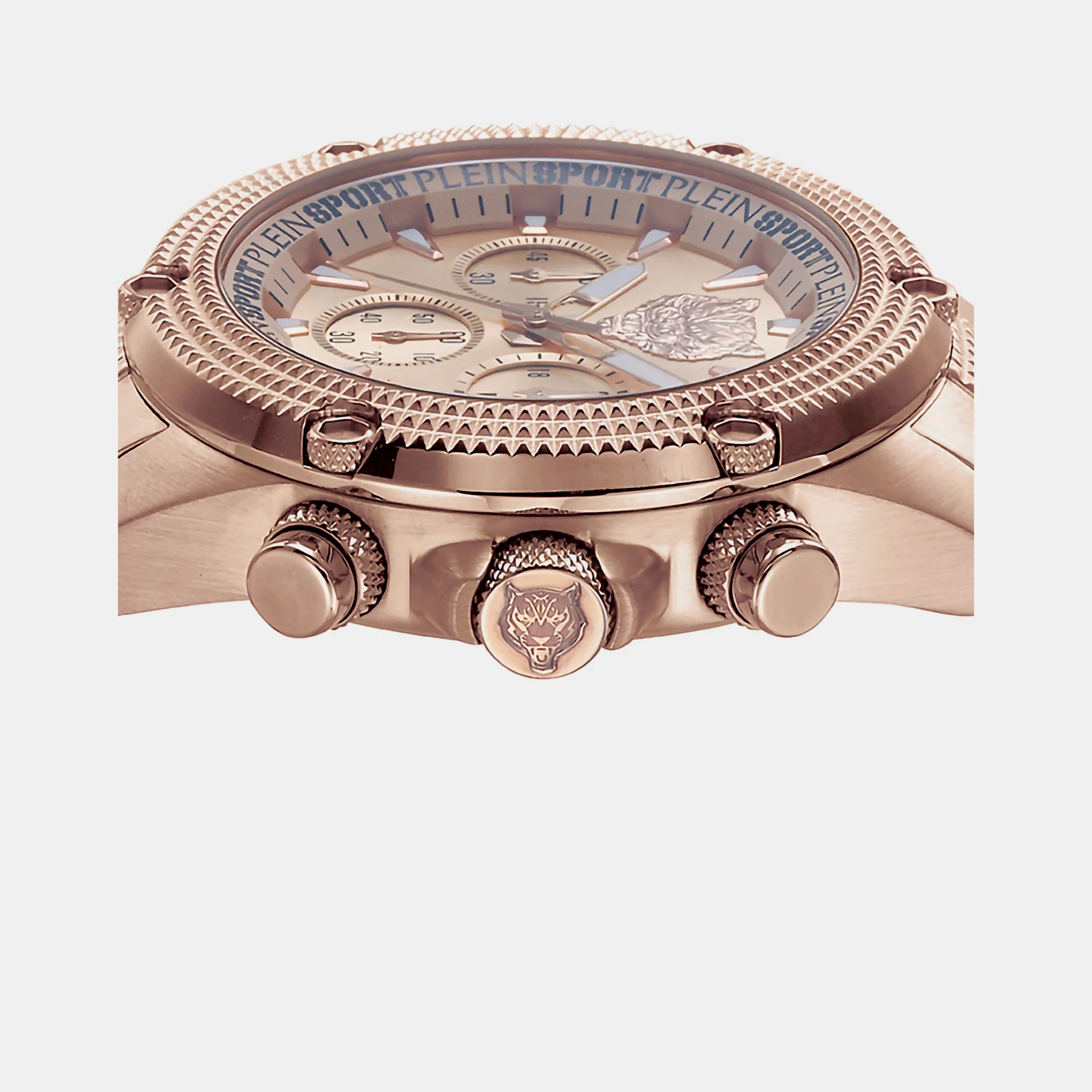 Hurricane Unisex Quartz Rose Gold Dial Chronograph Stainless Steel Watch PSDBA1123 - Image 3