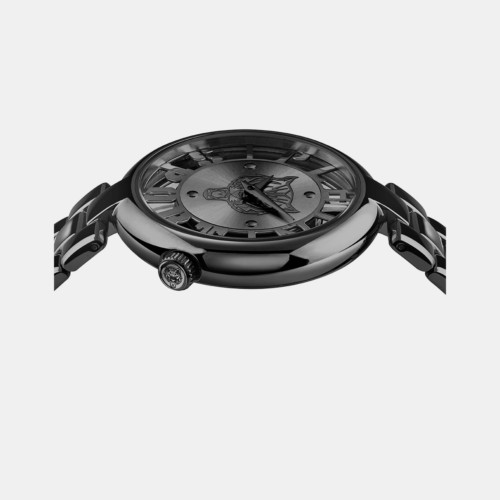 Tiger Luxe Women Quartz Black Dial Analog Stainless Steel Watch PSMBA0623 - Image 3