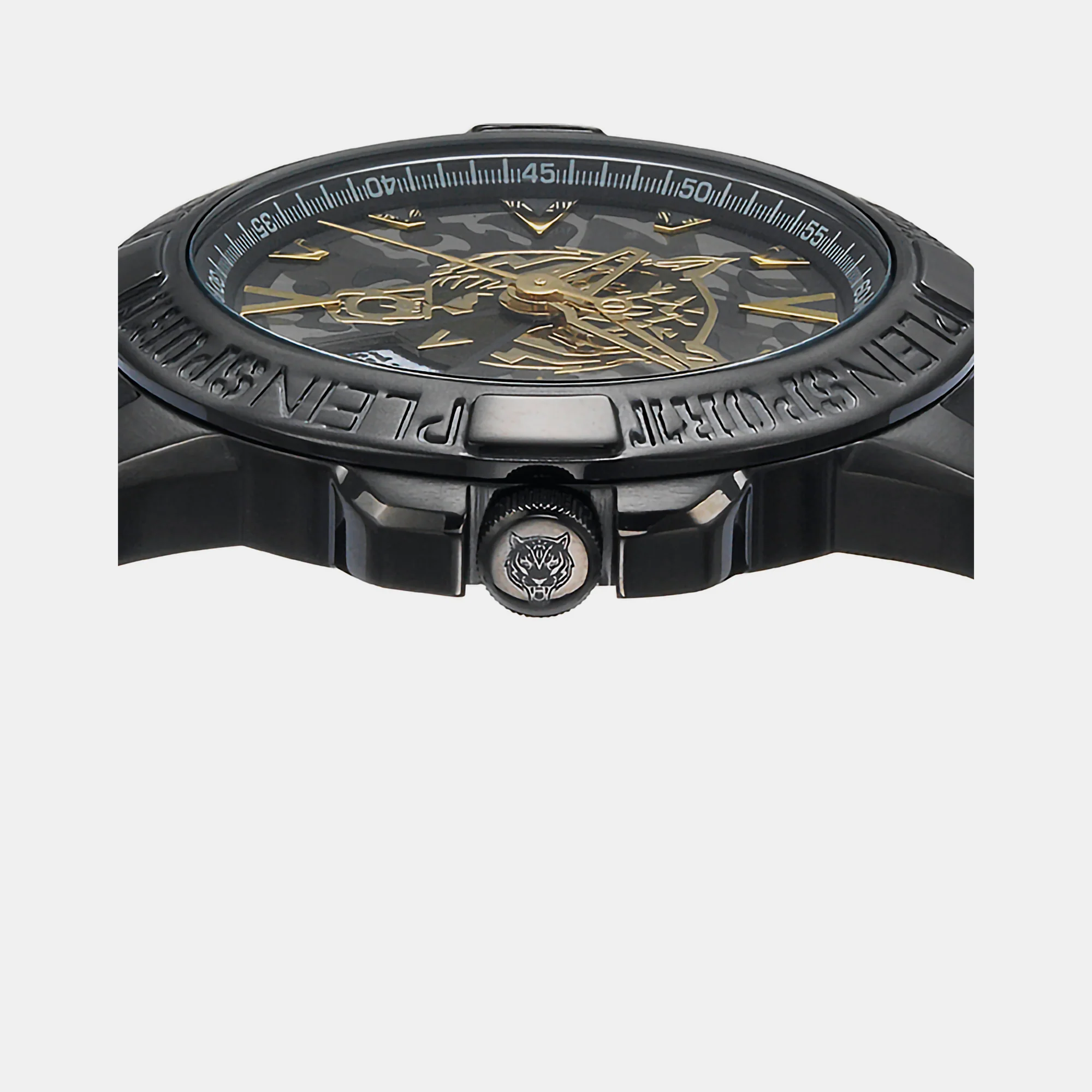 Touchdown Men Quartz Black Dial Analog Silicone Watch PSFBA0423 - Image 3