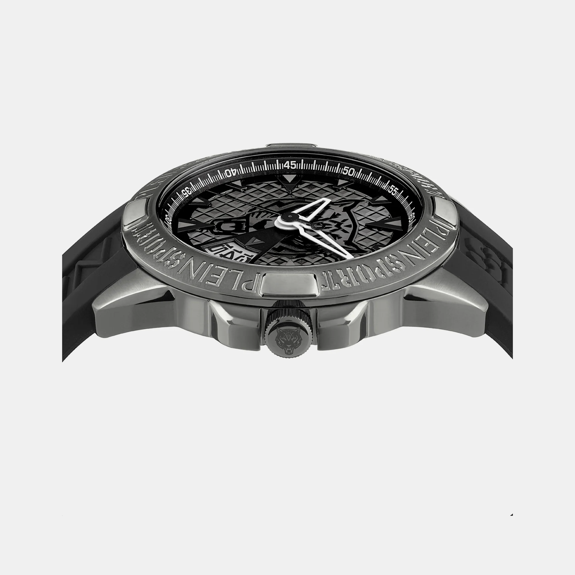 Touchdown Men Quartz Black Dial Analog Silicone Watch PSFBA0823 - Image 3