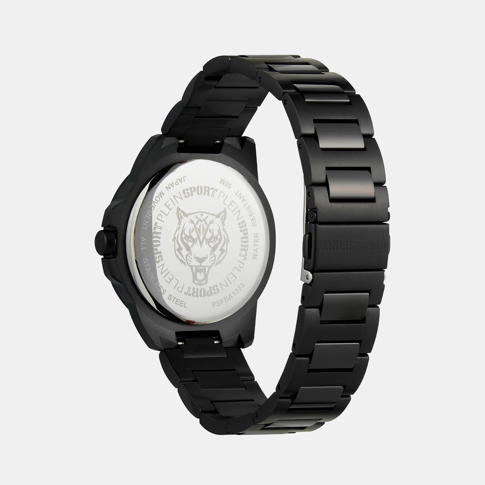 Touchdown Men Quartz Black Dial Analog Stainless Steel Watch PSFBA1323 - Image 2