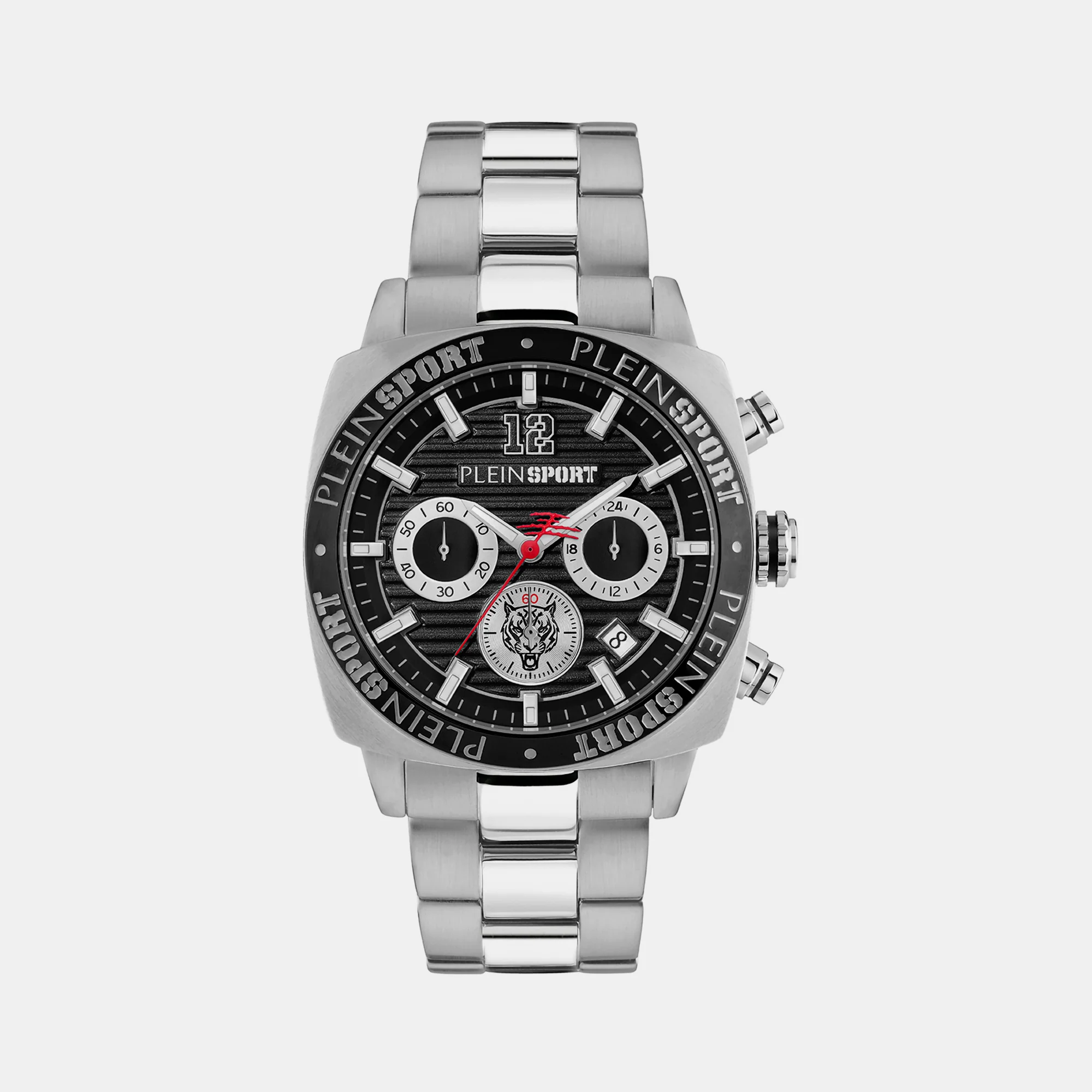 Wildcat Men Quartz Black Dial Chronograph Stainless Steel Watch PSGBA1123