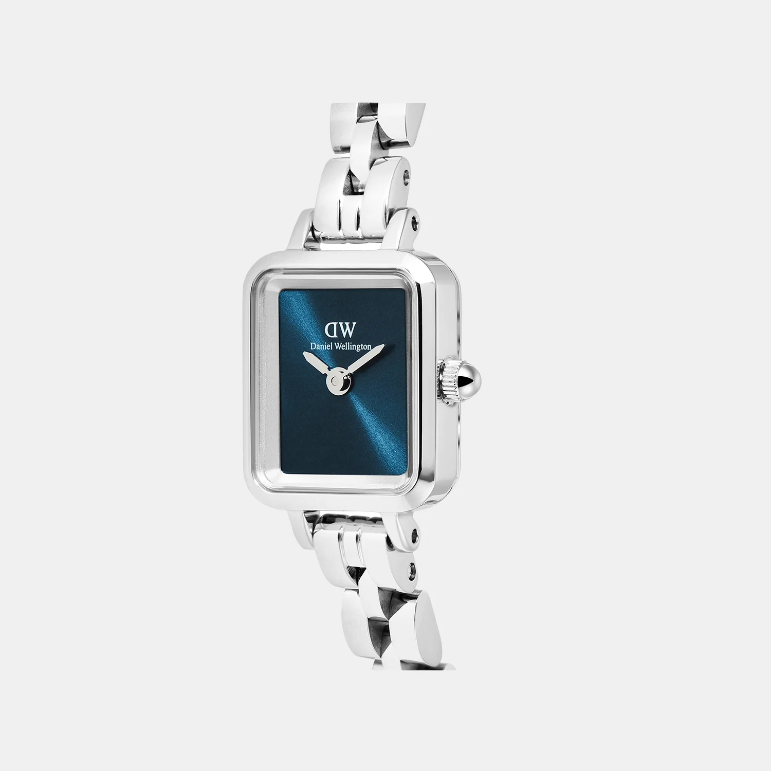 Quadro Mini Women Quartz Blue Dial Analog Stainless Steel Watch DW00100846K - Image 2